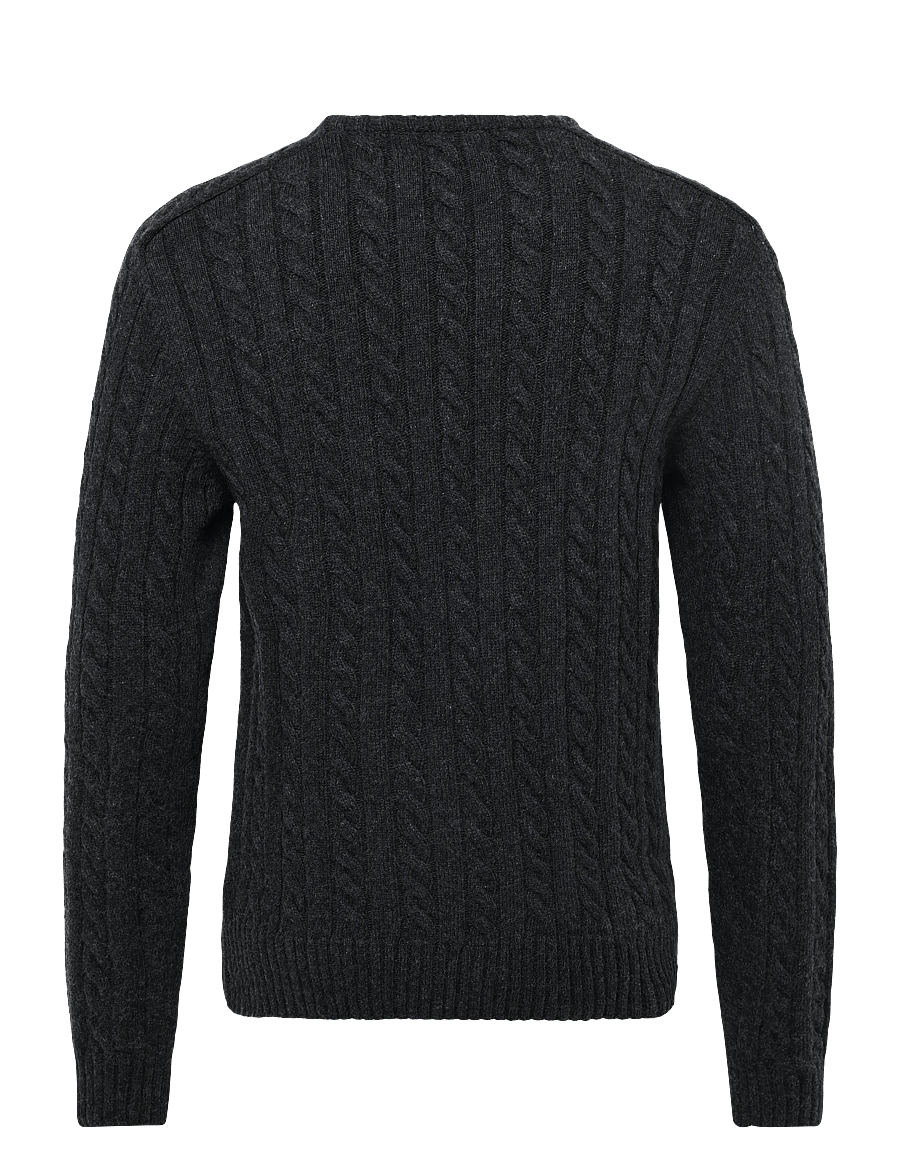 Belstaff - WESTPORT CREW NECK Oxblood - rund hals - charcoal melange - 2