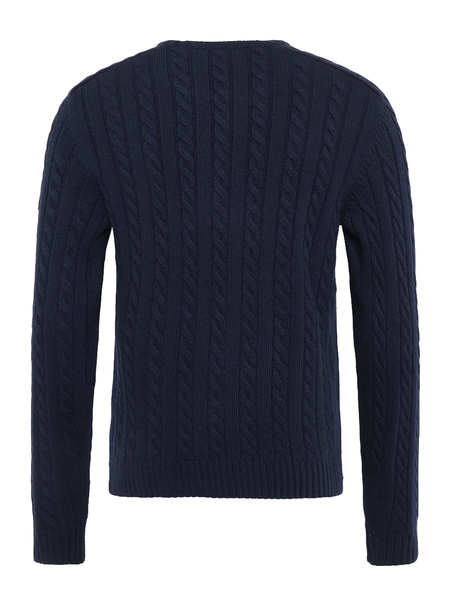 Belstaff - WESTPORT CREW NECK Oxblood - rundhals - dark ink - 1