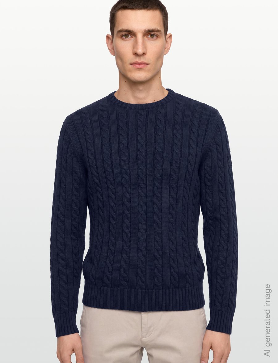 Belstaff - WESTPORT CREW NECK Oxblood - rundhals - dark ink - 3