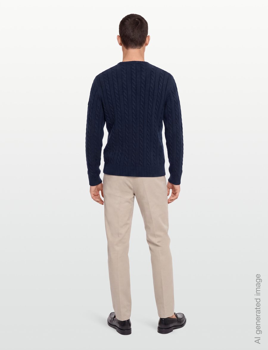 Belstaff - WESTPORT CREW NECK Oxblood - rundhals - dark ink - 4