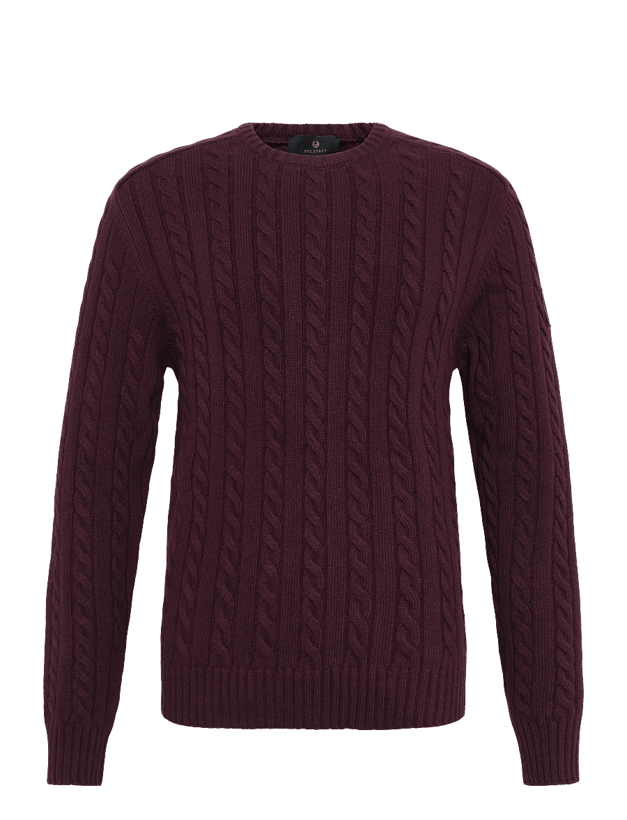 Belstaff - WESTPORT CREW NECK Oxblood - rund hals - oxblood - 1