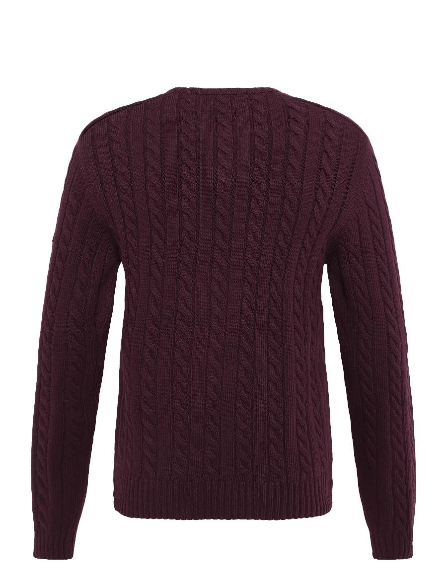 Belstaff - WESTPORT CREW NECK Oxblood - rund hals - oxblood - 2
