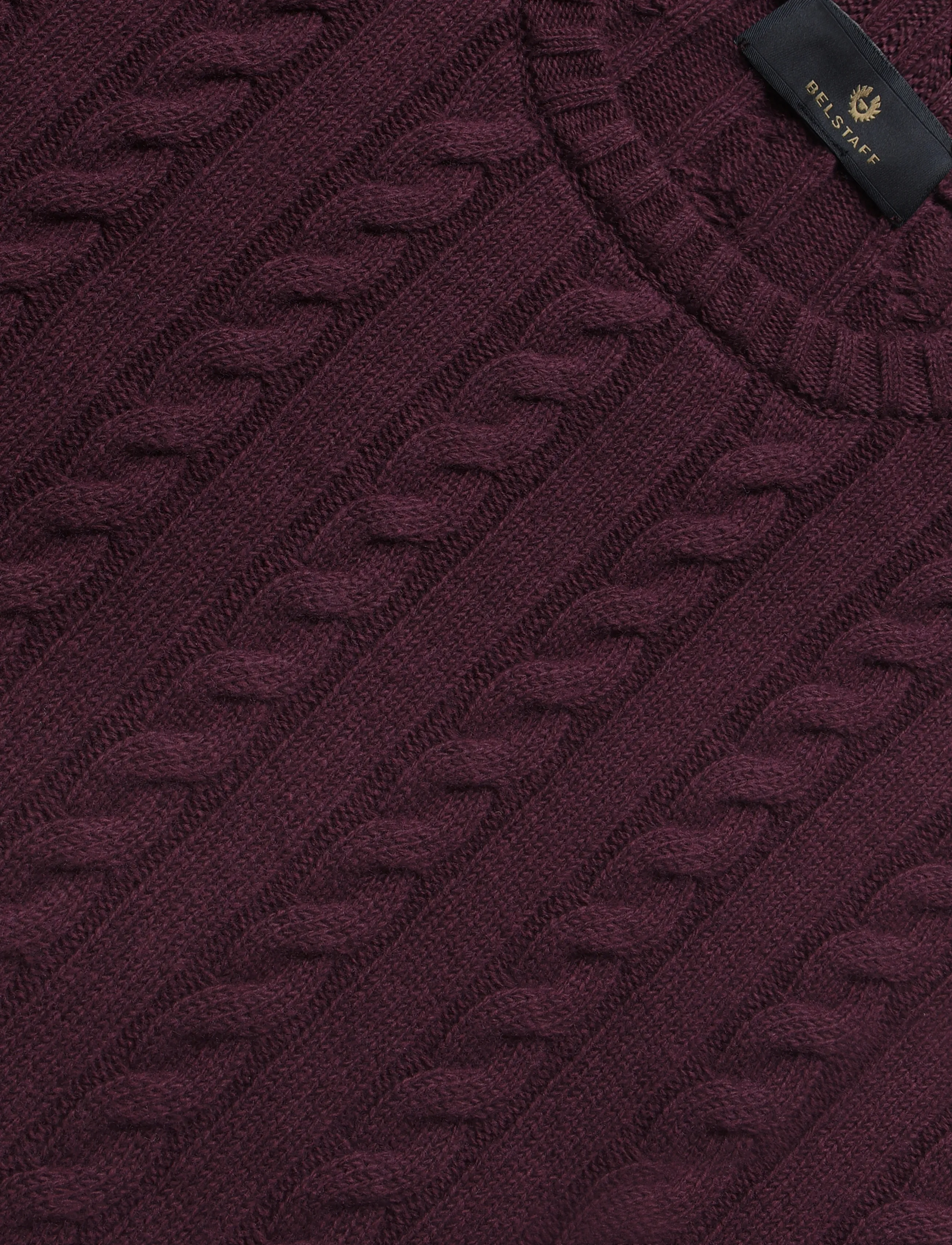 Belstaff - WESTPORT CREW NECK Oxblood - round necks - oxblood - 2