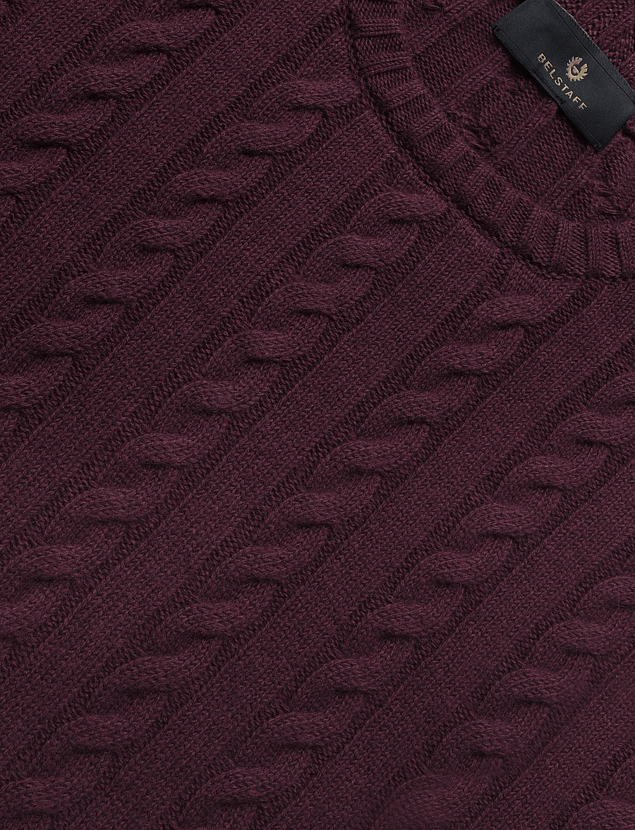 Belstaff - WESTPORT CREW NECK Oxblood - rund hals - oxblood - 5