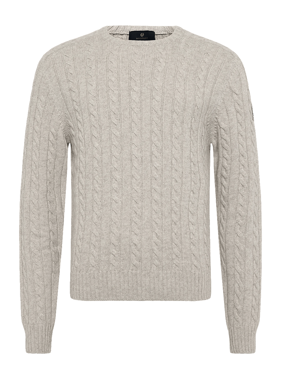 Belstaff - WESTPORT CREW NECK Oxblood - rund hals - pale stone - 1