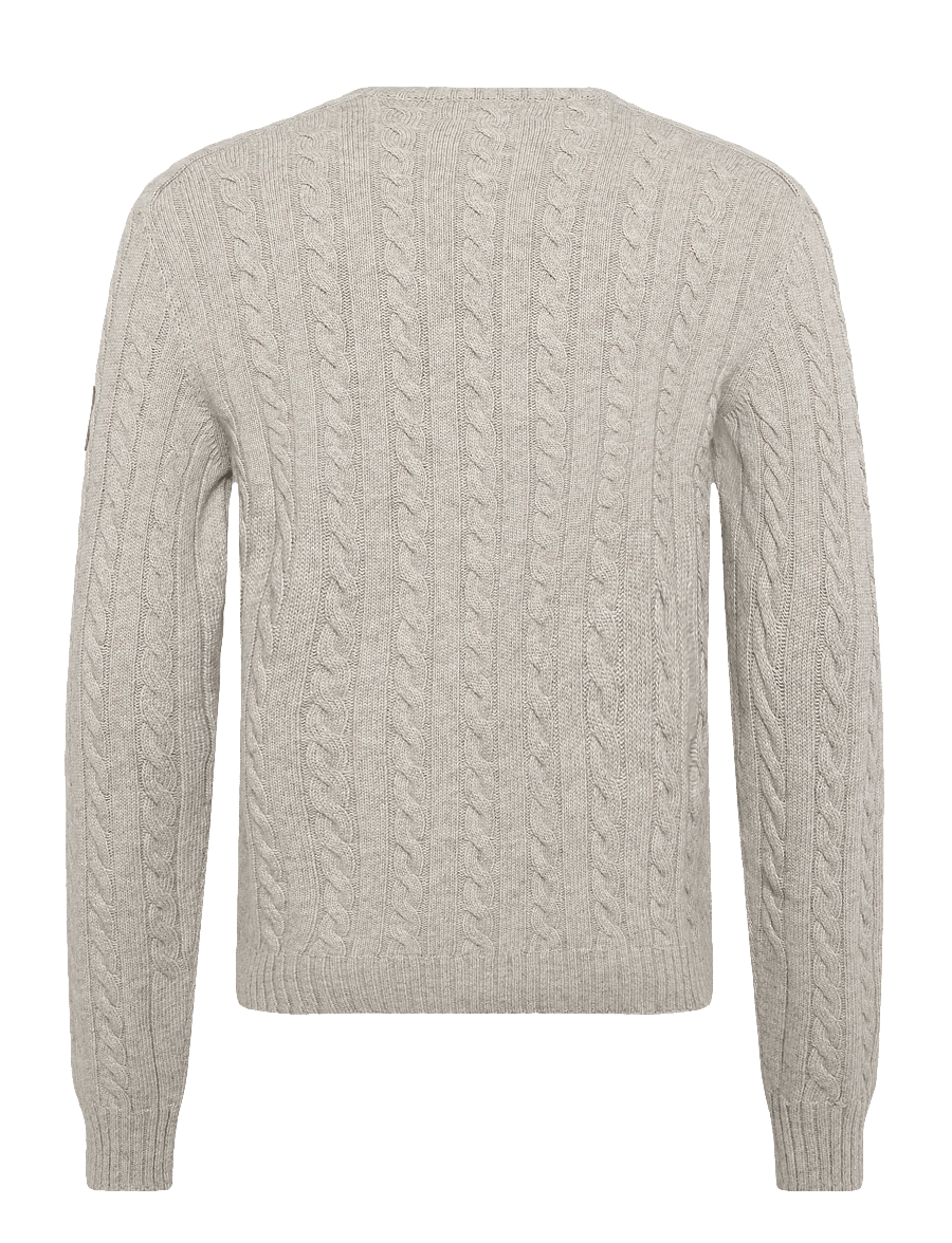 Belstaff - WESTPORT CREW NECK Oxblood - rund hals - pale stone - 2
