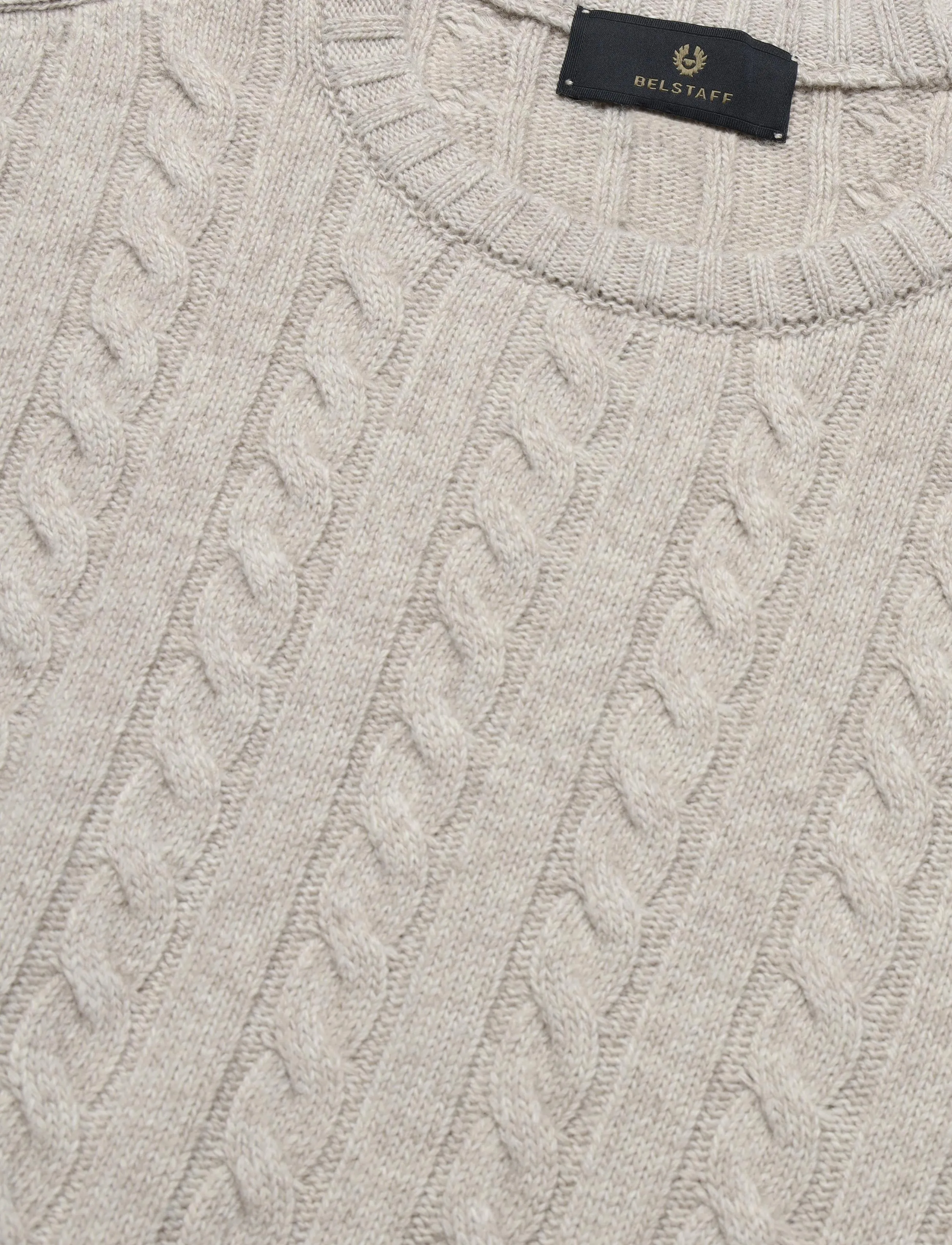 Belstaff - WESTPORT CREW NECK Oxblood - rund hals - pale stone - 5