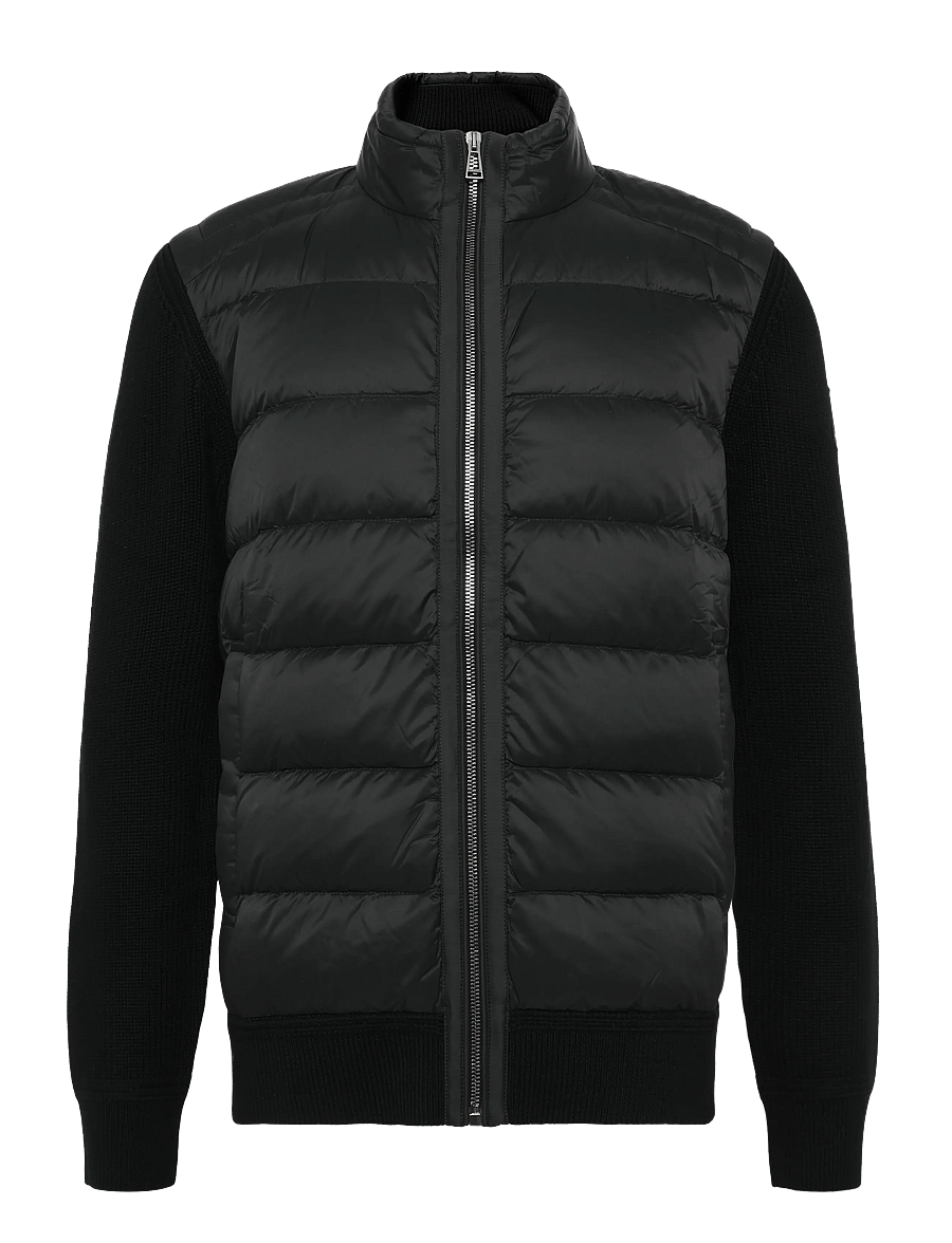 Belstaff - COMPOUND CARDIGAN DOWN Dark Ink - hybrid-jacken - black - 1