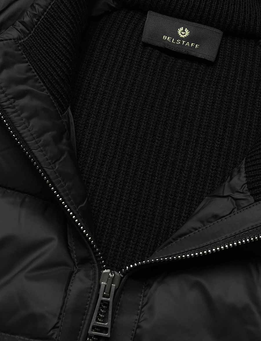 Belstaff - COMPOUND CARDIGAN DOWN Dark Ink - hybrid-jacken - black - 5