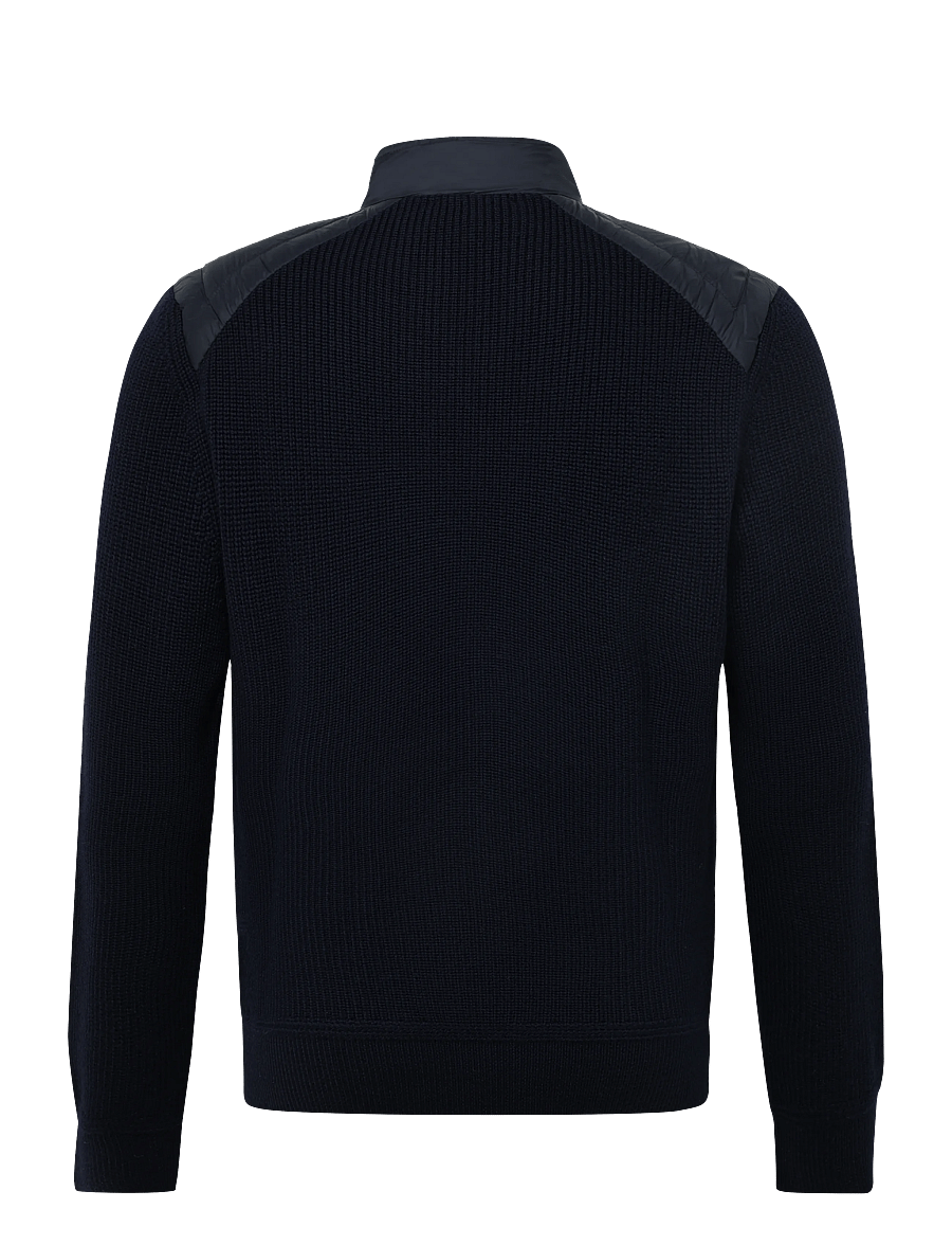 Belstaff - COMPOUND CARDIGAN DOWN Dark Ink - hybrid-jacken - dark ink - 1