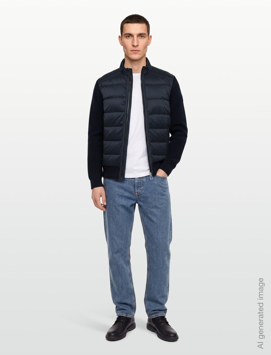 Belstaff - COMPOUND CARDIGAN DOWN Dark Ink - hybrid-jacken - dark ink - 0
