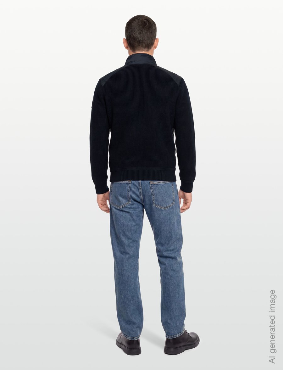 Belstaff - COMPOUND CARDIGAN DOWN Dark Ink - hybrid-jacken - dark ink - 4
