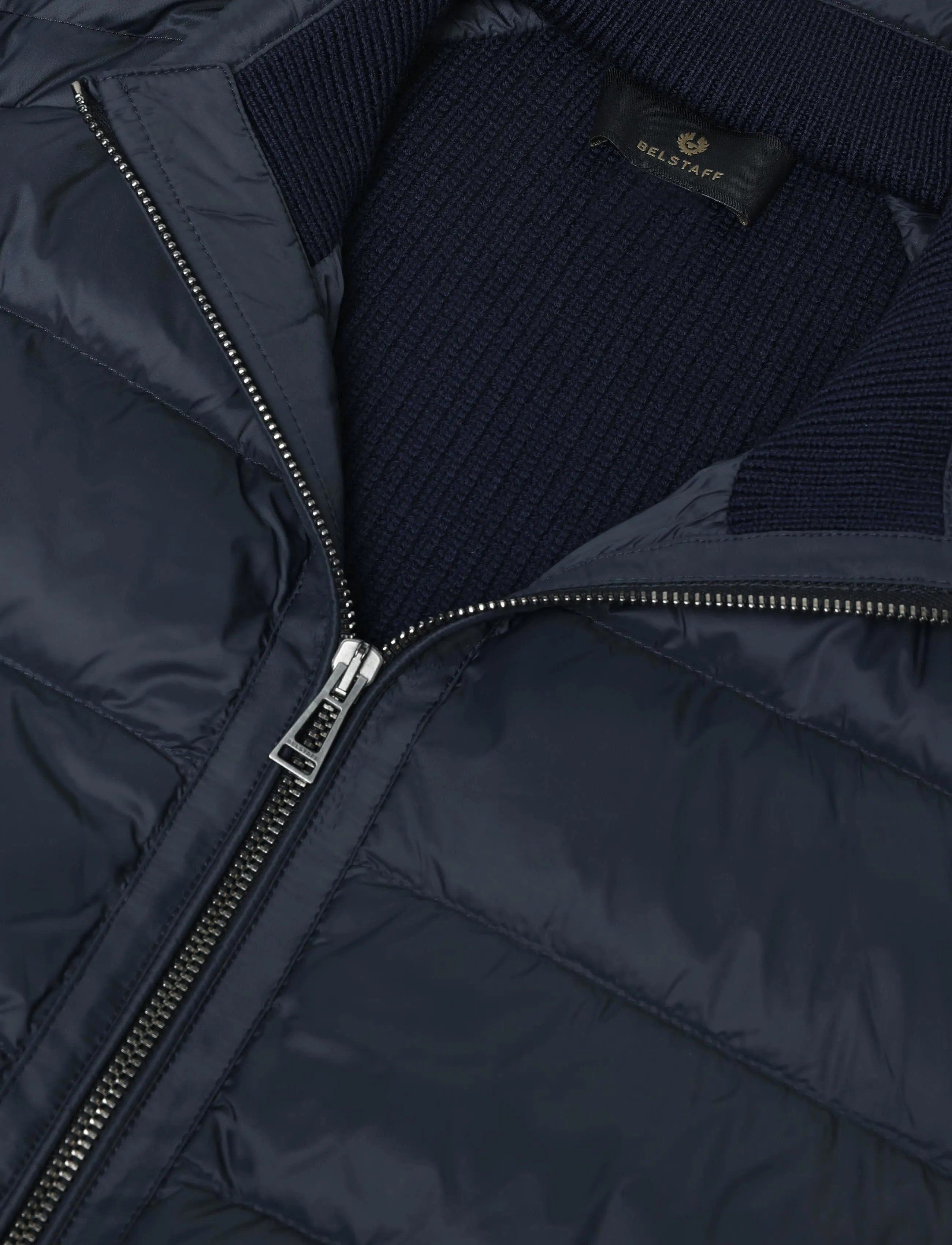 Belstaff - COMPOUND CARDIGAN DOWN Dark Ink - hybrid-jacken - dark ink - 2