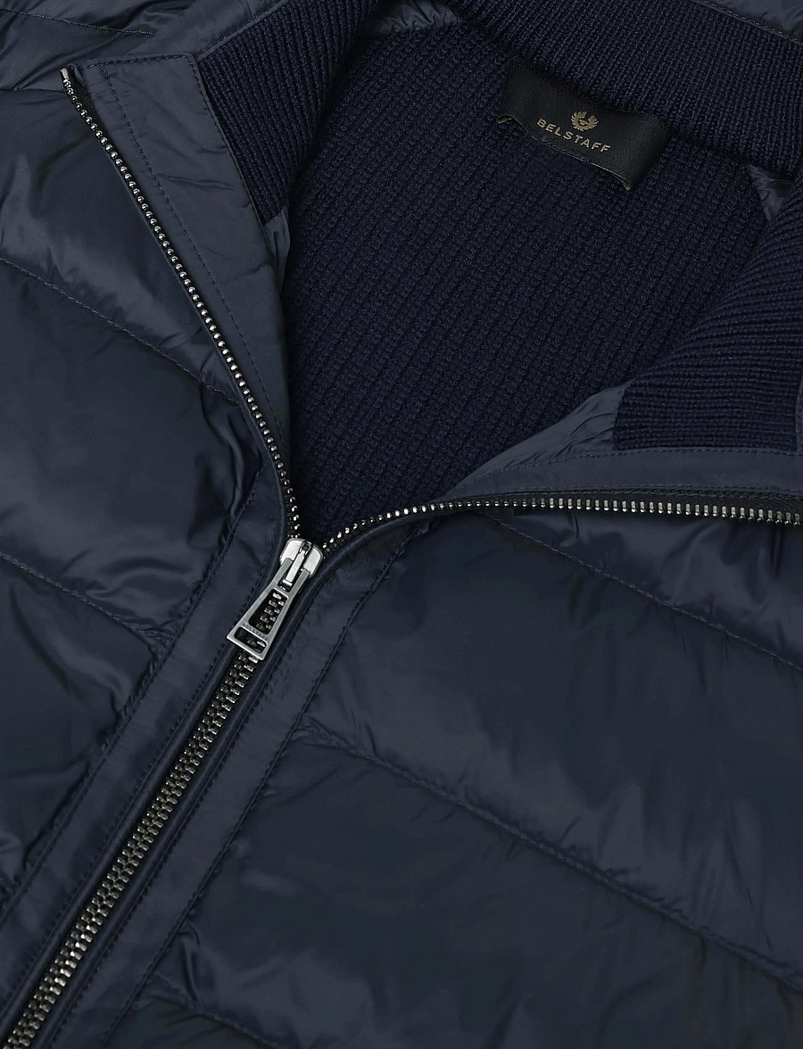 Belstaff - COMPOUND CARDIGAN DOWN Dark Ink - hybrid-jacken - dark ink - 2