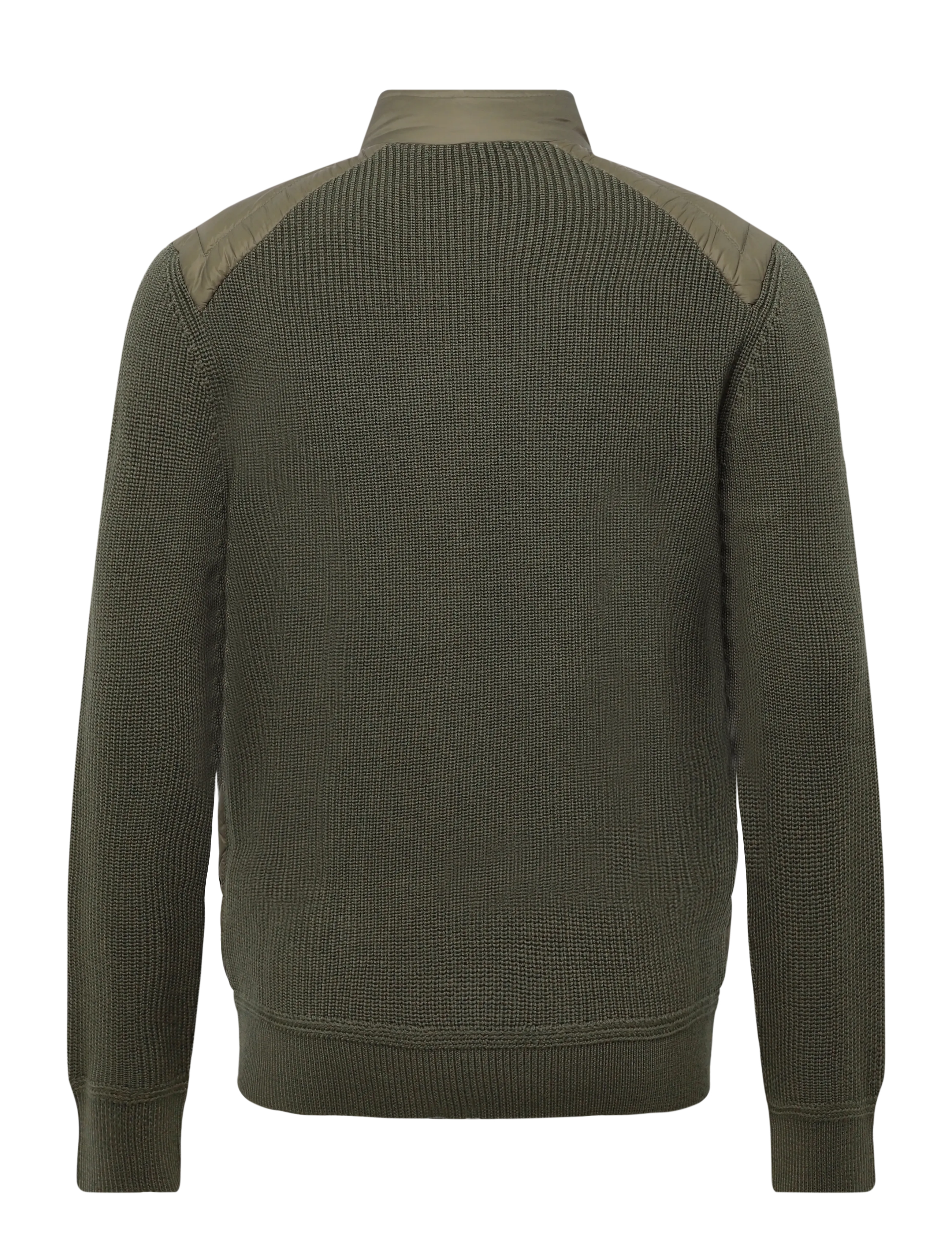 Belstaff - COMPOUND CARDIGAN DOWN Khaki Green - hübriidjoped - khaki green - 2