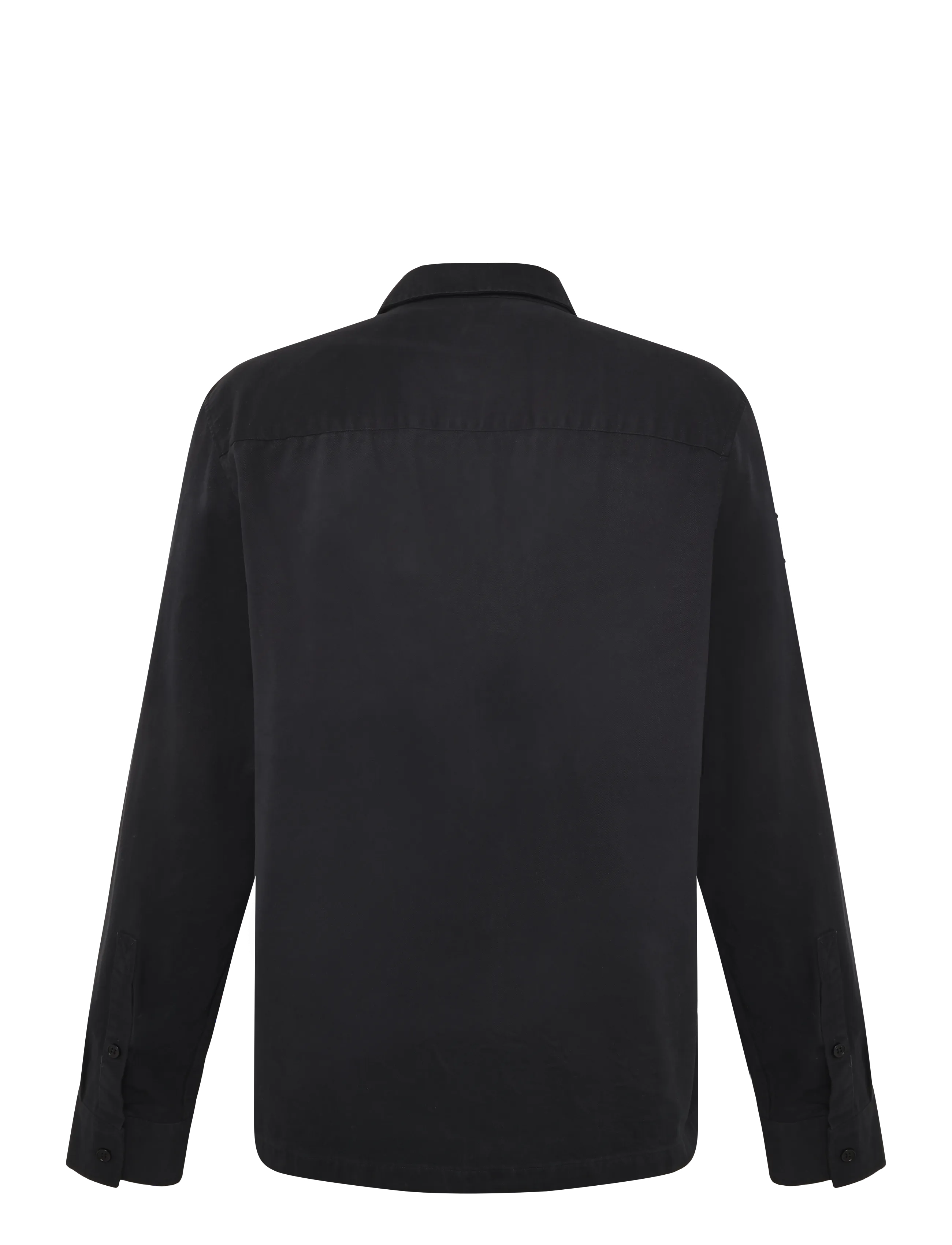 Belstaff - OUTPOST SHIRT COTTON HERRINGBONE Black - casual skjortor - black - 2
