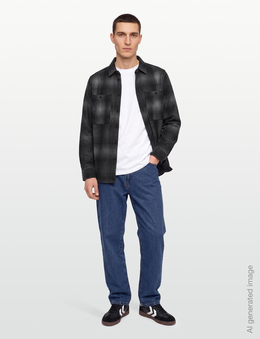 Belstaff - OUTPOST SHIRT BRUSHED COTTON FLANNEL Maple Brown - casual hemden - black - 0