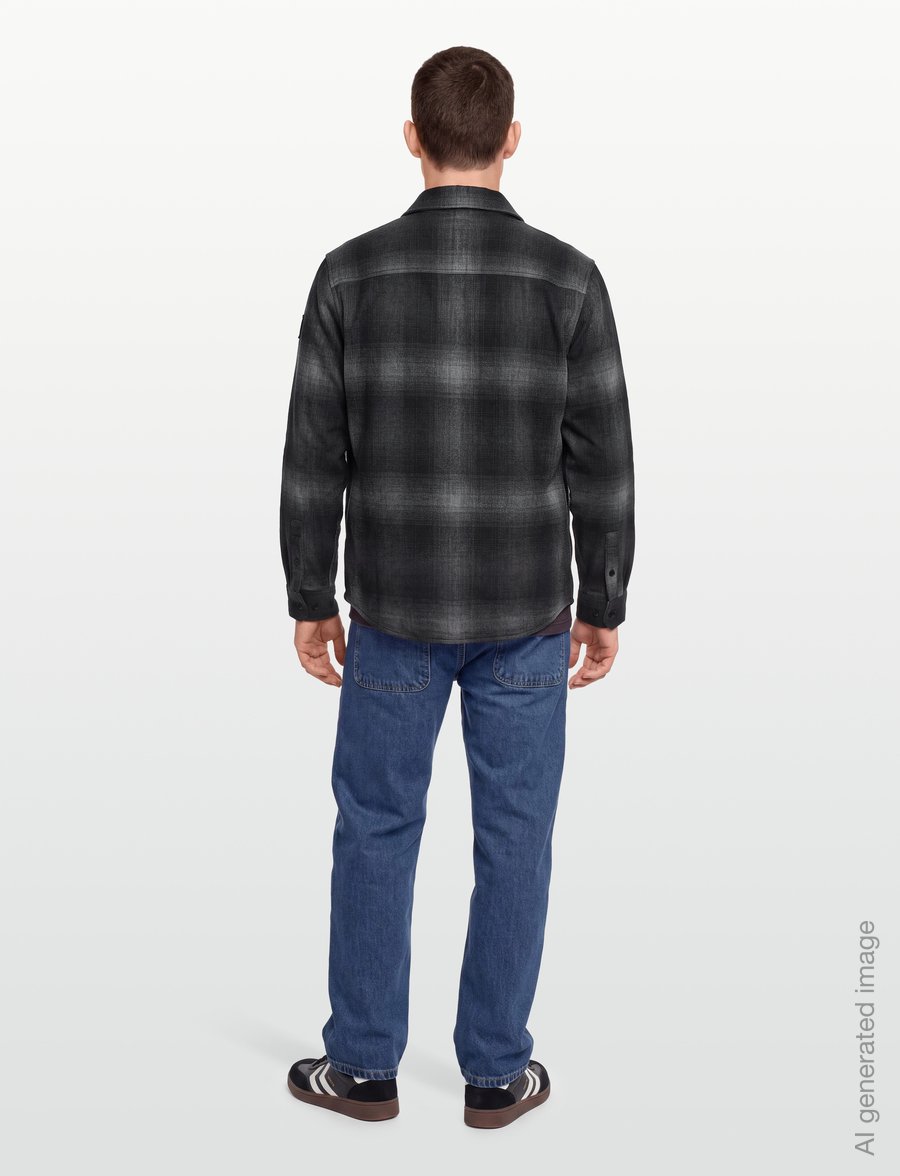 Belstaff - OUTPOST SHIRT BRUSHED COTTON FLANNEL Maple Brown - casual hemden - black - 4