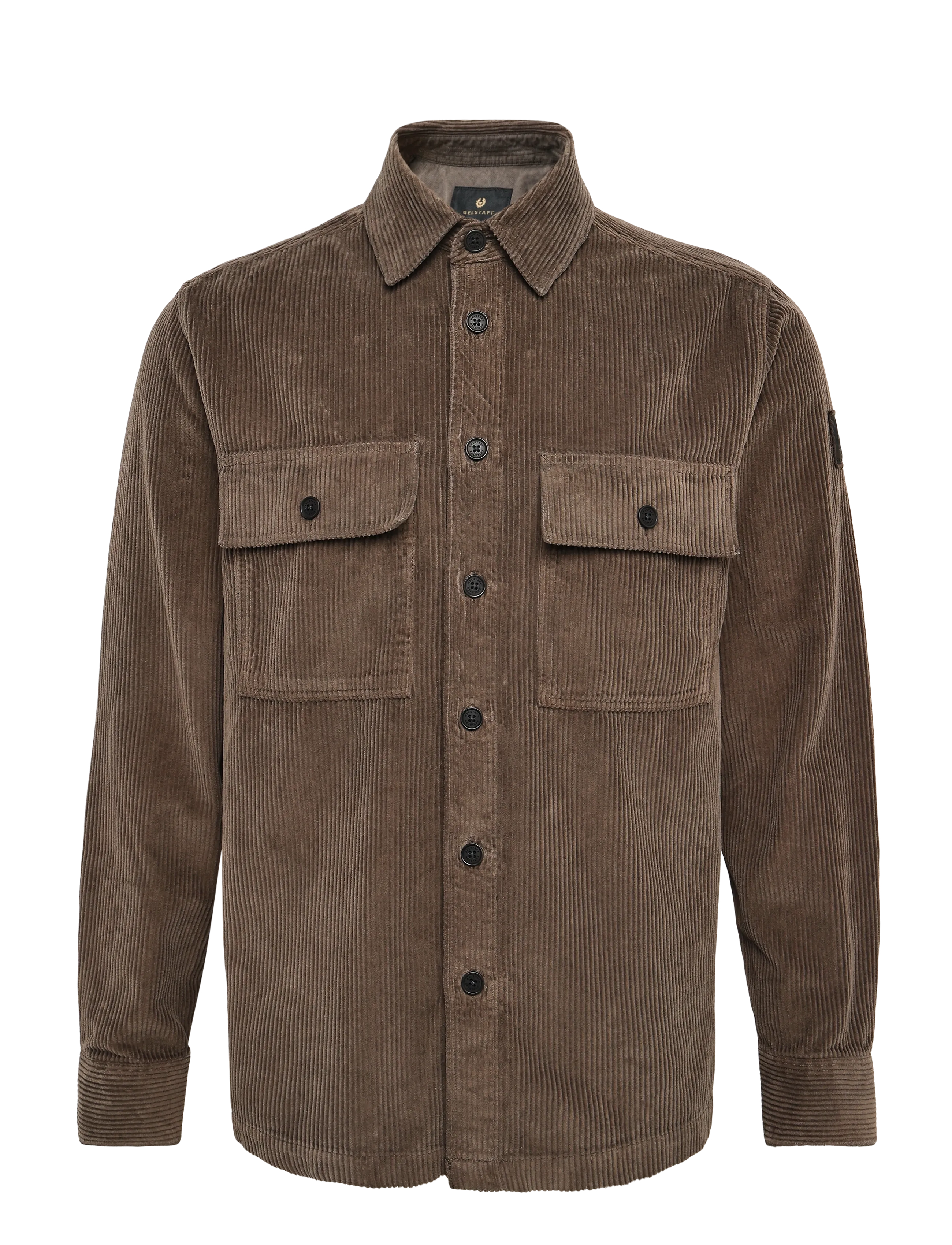 Belstaff RAVINE COTTON CORDUROY Army Olive - Skjortor - ARMY OLIVE / khaki/green