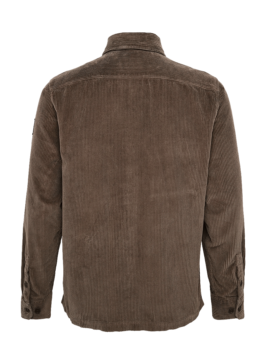 Belstaff - RAVINE COTTON CORDUROY Army Olive - manchesterskjortor - army olive - 1