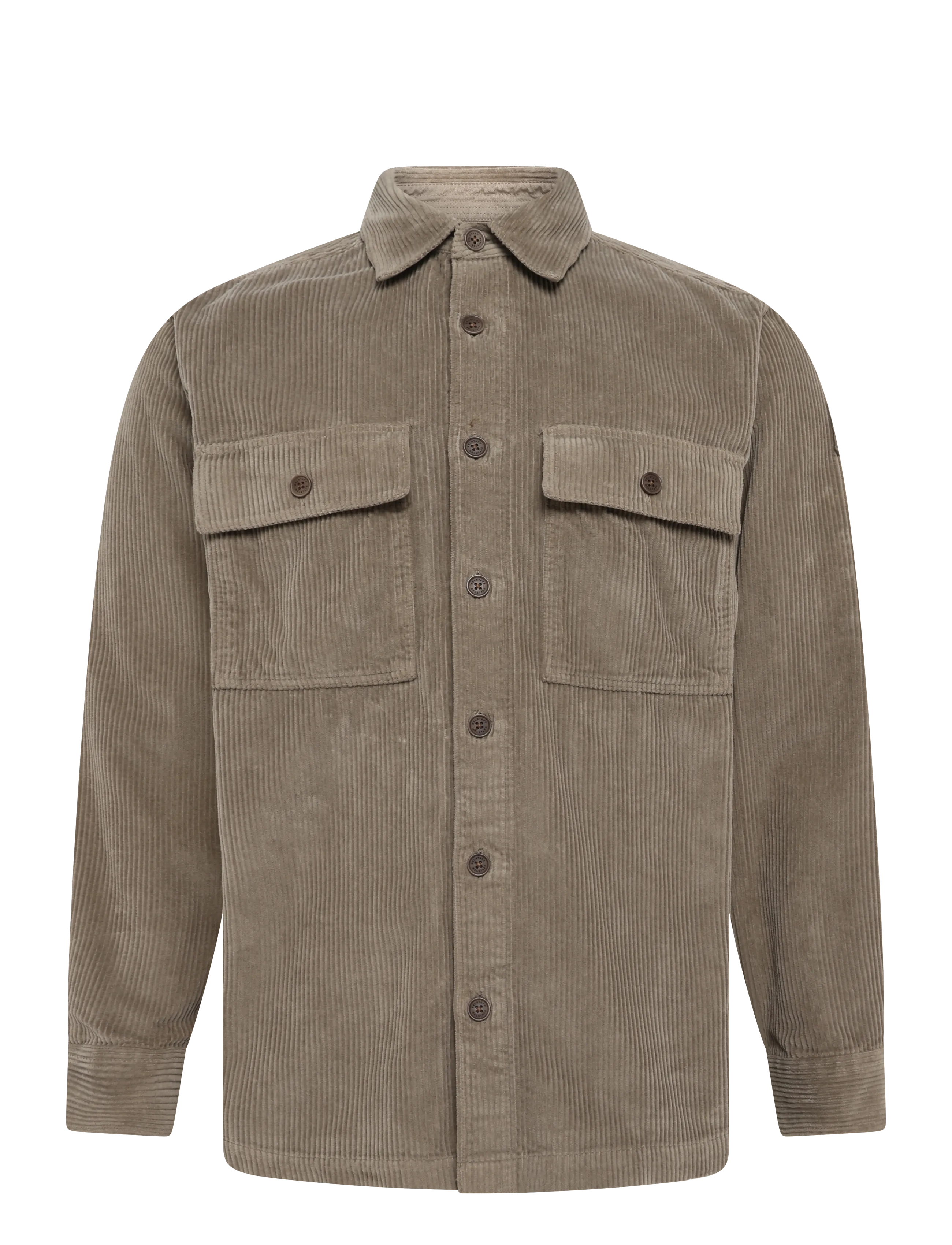 Belstaff - RAVINE COTTON CORDUROY Dusty Taupe - manchesterskjortor - dusty taupe - 1