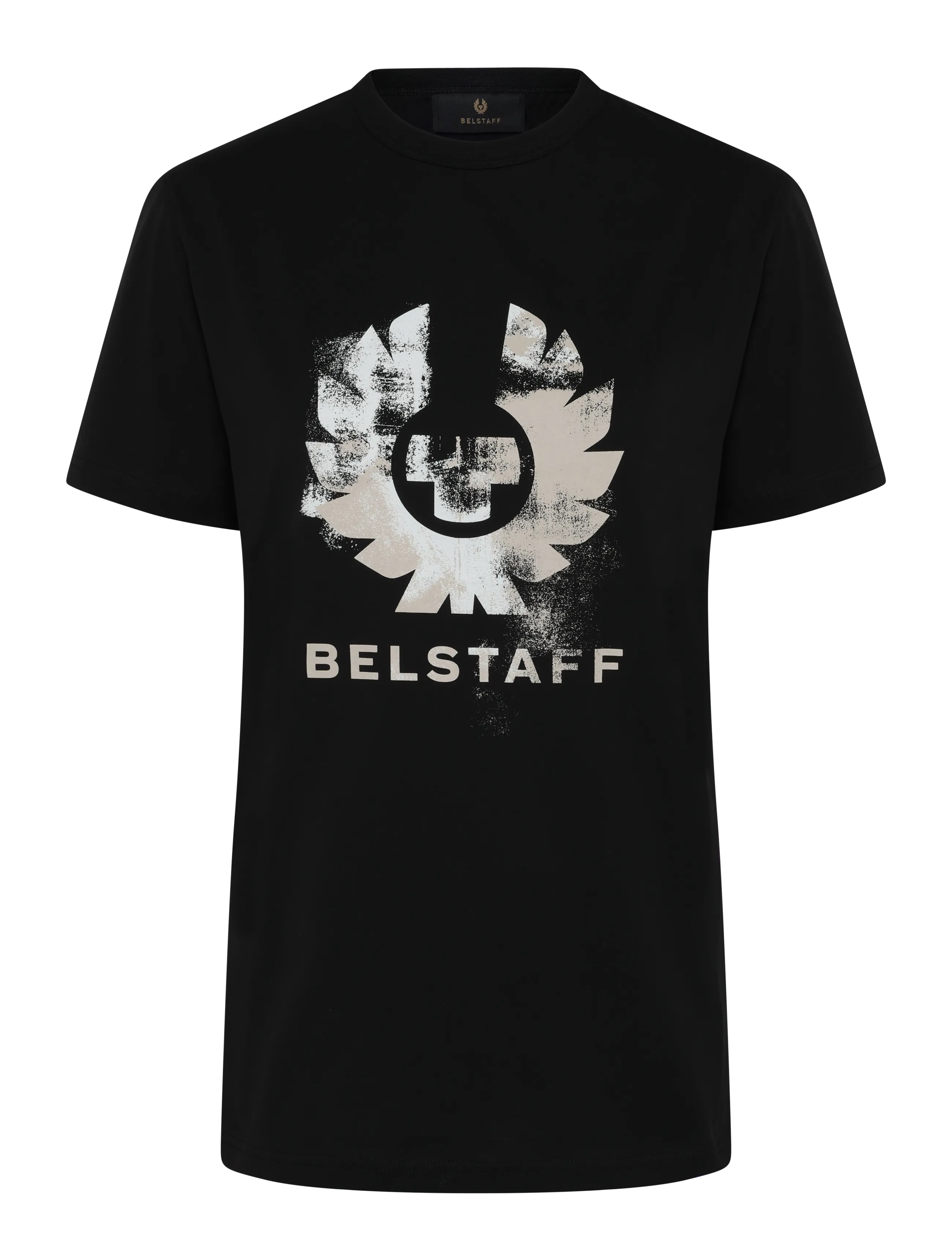 Belstaff BLUR T-SHIRT COTTON Black - T-shirts - BLACK / black