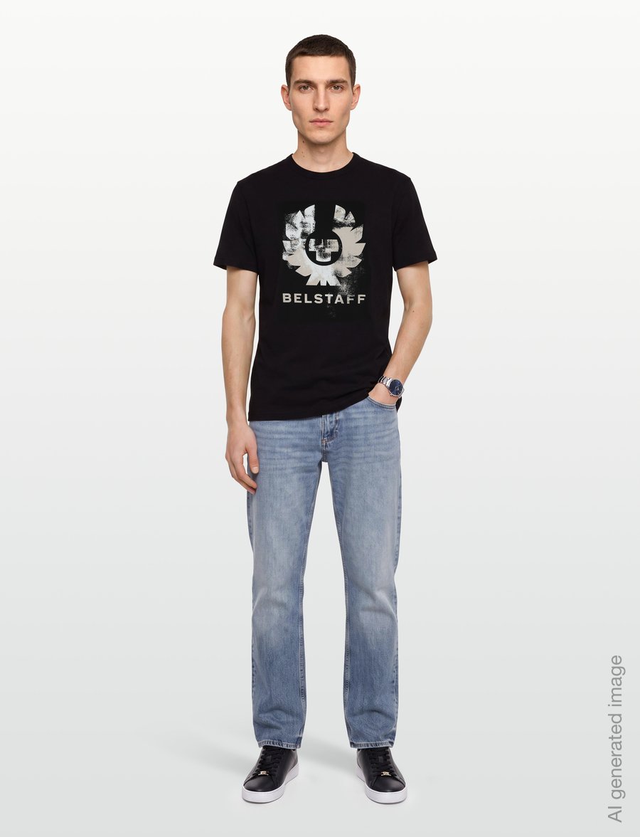 Belstaff - BLUR T-SHIRT COTTON Black - short-sleeved t-shirts - black - 0