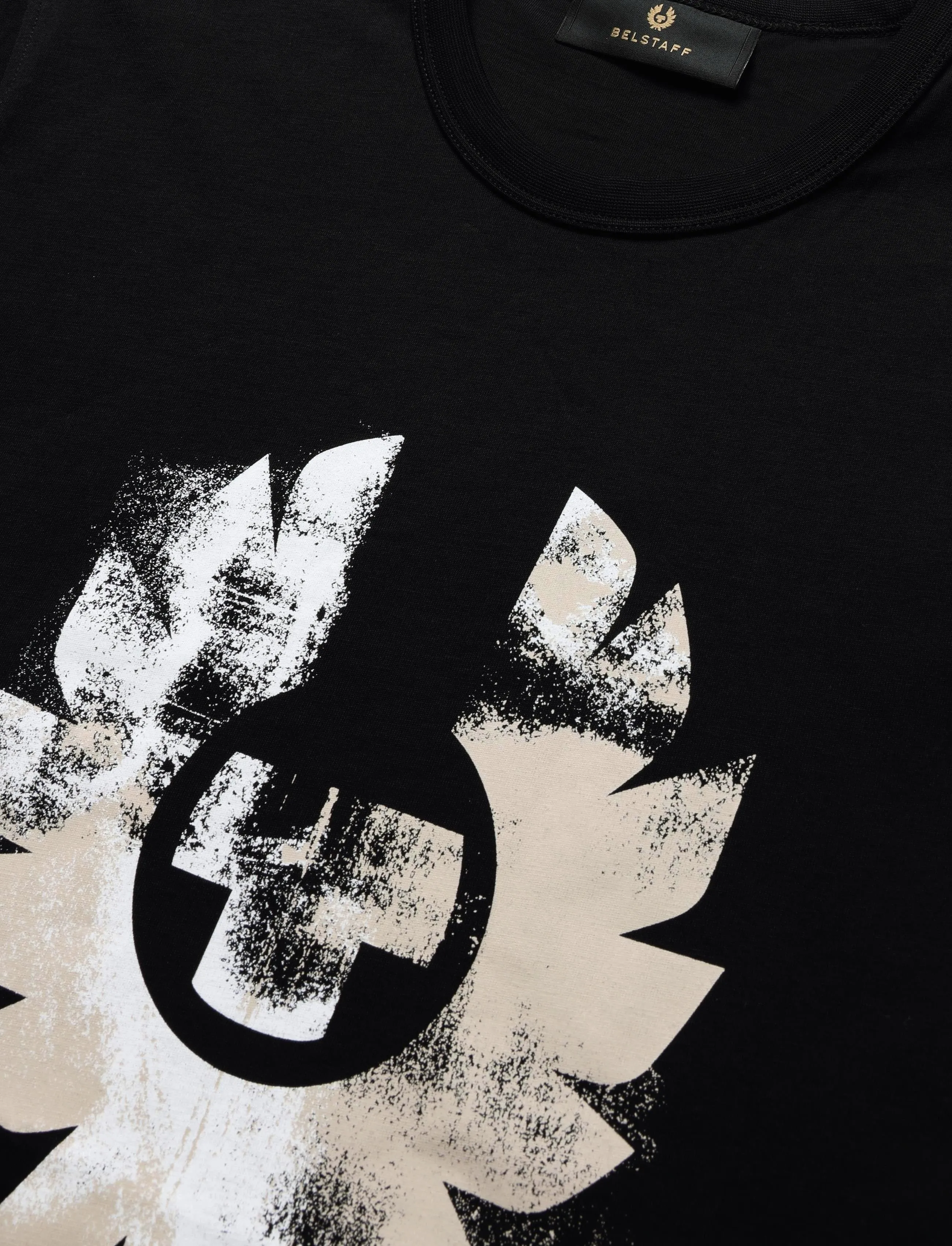 Belstaff - BLUR T-SHIRT COTTON Black - kortärmade t-shirts - black - 2
