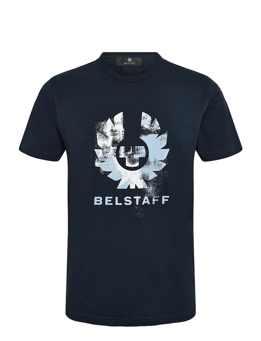 Belstaff - BLUR T-SHIRT COTTON Dark Ink - kurzärmelige t-shirts - dark ink - 0