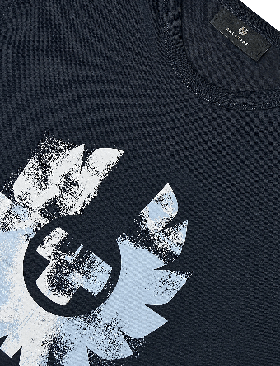 Belstaff - BLUR T-SHIRT COTTON Dark Ink - kurzärmelige t-shirts - dark ink - 2