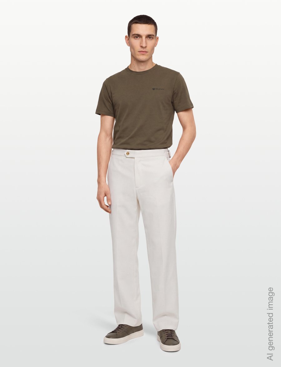 Belstaff - 3 PACK T-SHIRT Black - t-särkide multipakk - olive / khaki green / pale stone - 0