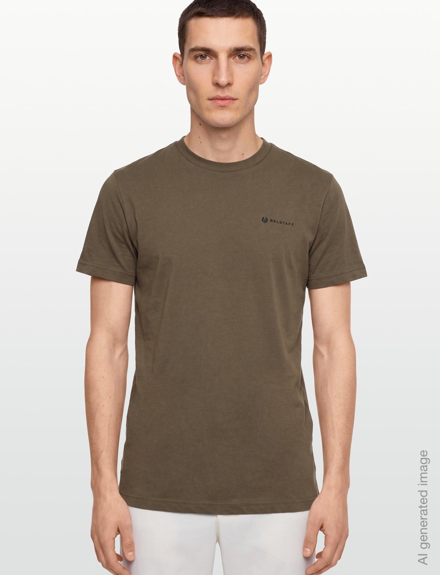 Belstaff - 3 PACK T-SHIRT Black - t-särkide multipakk - olive / khaki green / pale stone - 3
