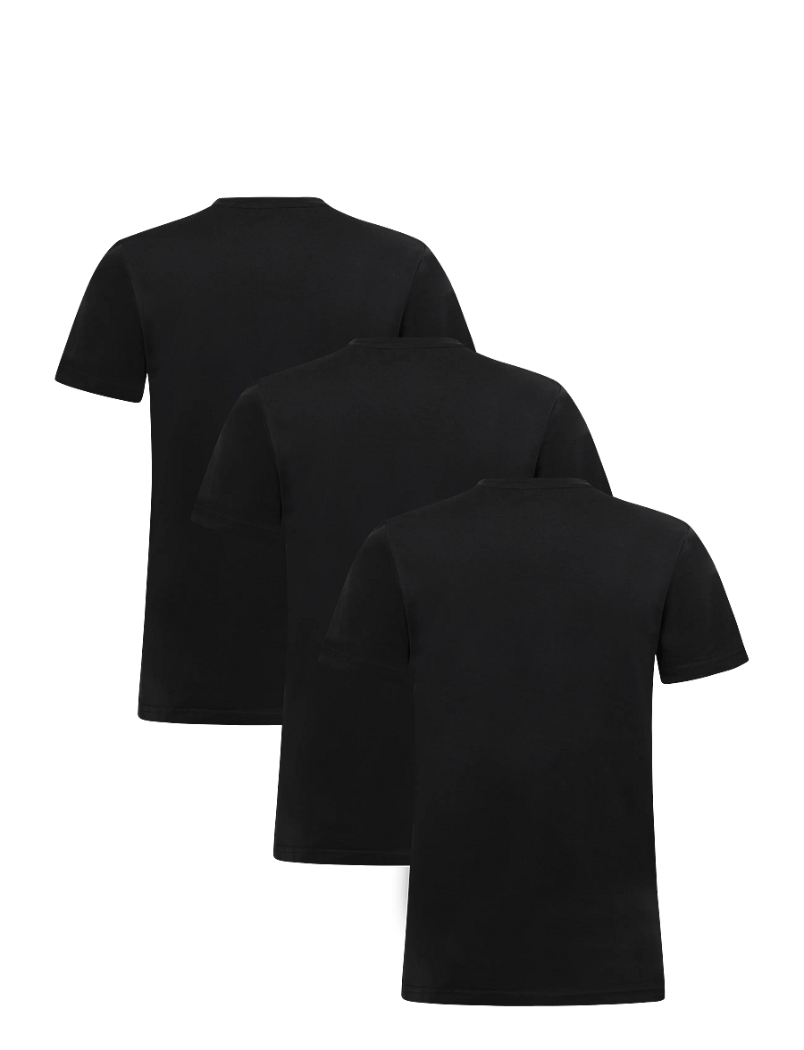 Belstaff - 3 PACK T-SHIRT Black / Dark Ink / White - t-shirts im multipack - black - 2