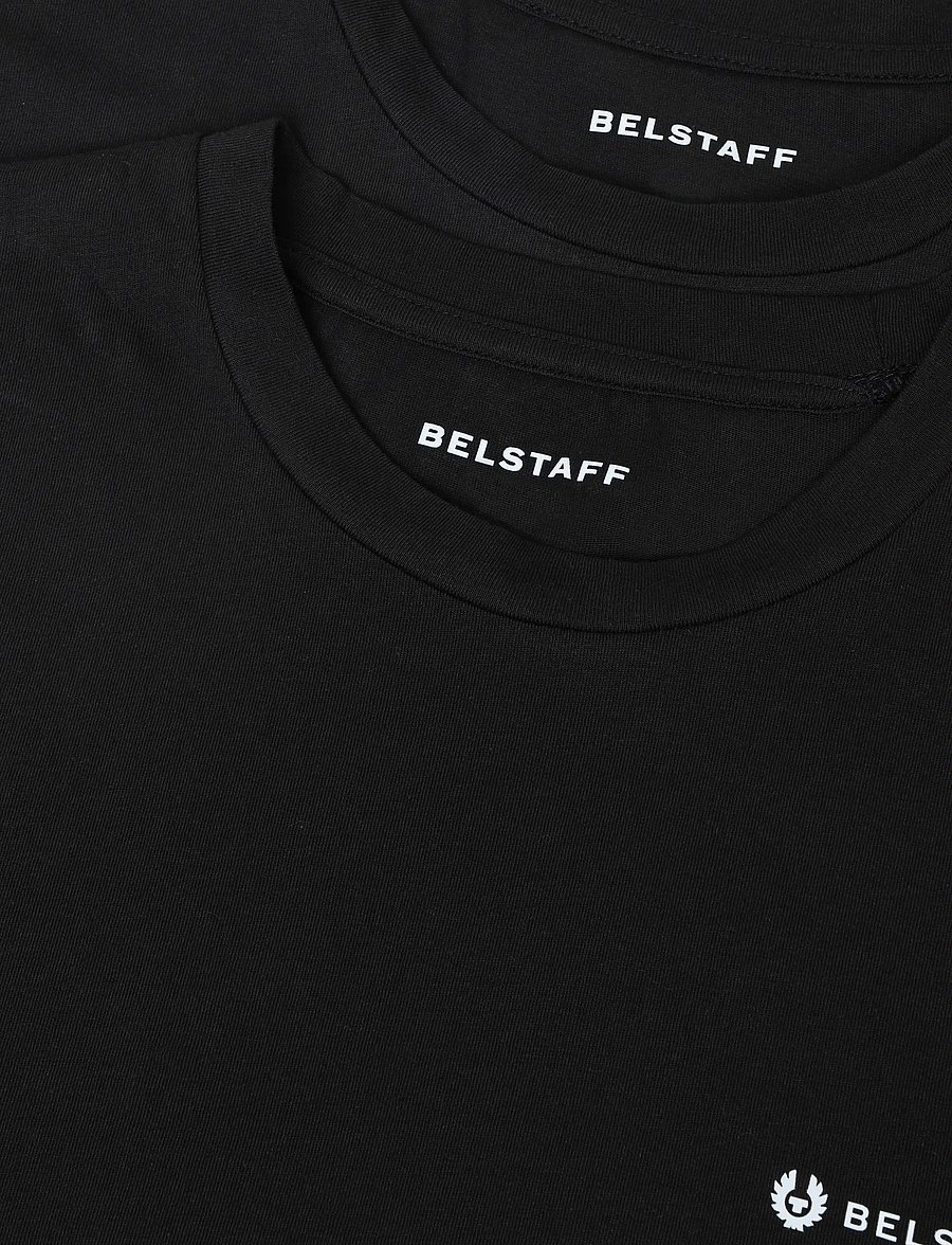 Belstaff - 3 PACK T-SHIRT Black / Dark Ink / White - t-shirts im multipack - black - 5