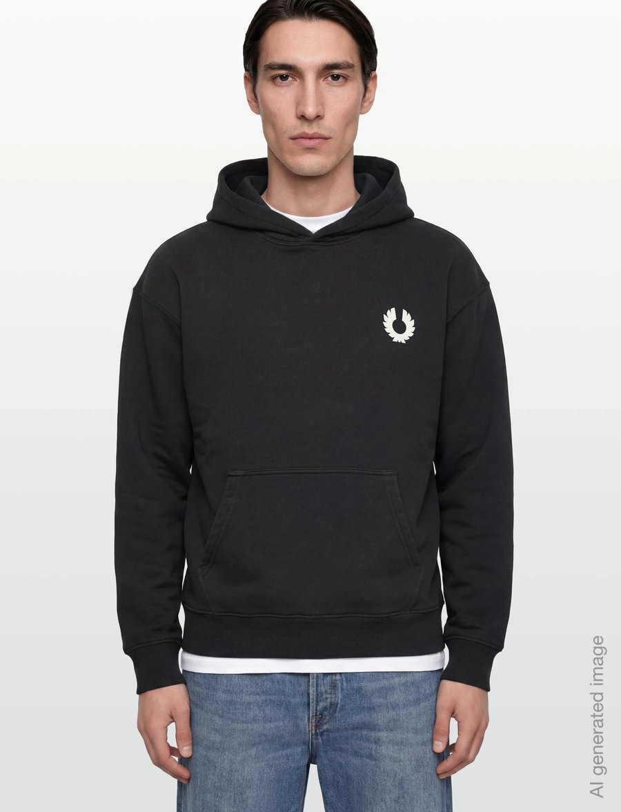 Belstaff - COMPETITION HOODIE Black - kapuzenpullover - black - 3