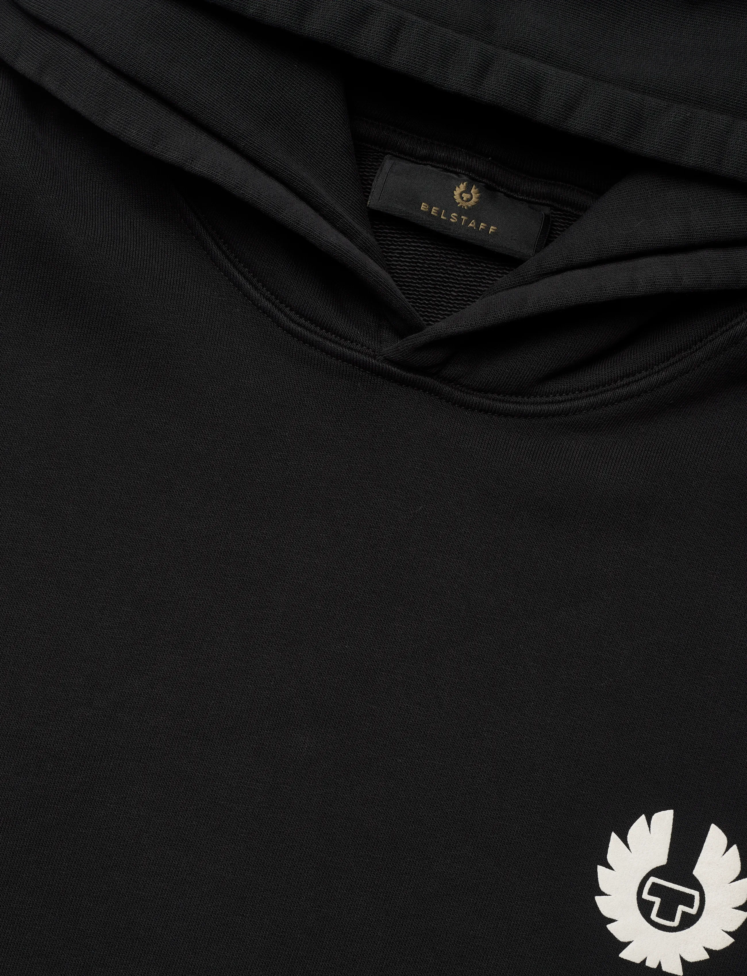Belstaff - COMPETITION HOODIE Black - džemperi ar kapuci - black - 5