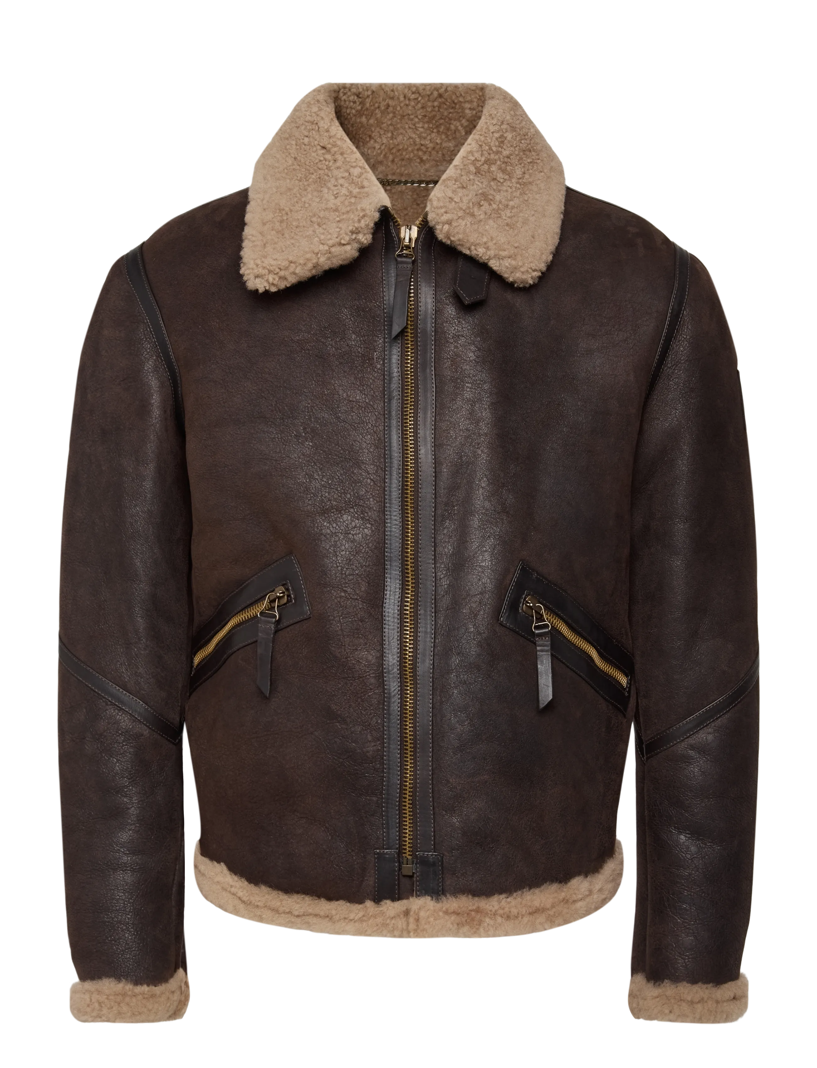 Belstaff WINTERBROOK JACKET Dark Brown / Sand - Kleidung - DARK BROWN / SAND / brown