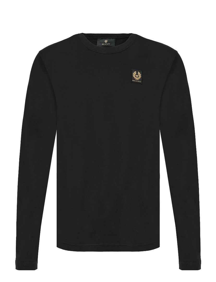 Belstaff - BELSTAFF LONG SLEEVED T-SHIRT Black - langärmelige t-shirts - black - 0