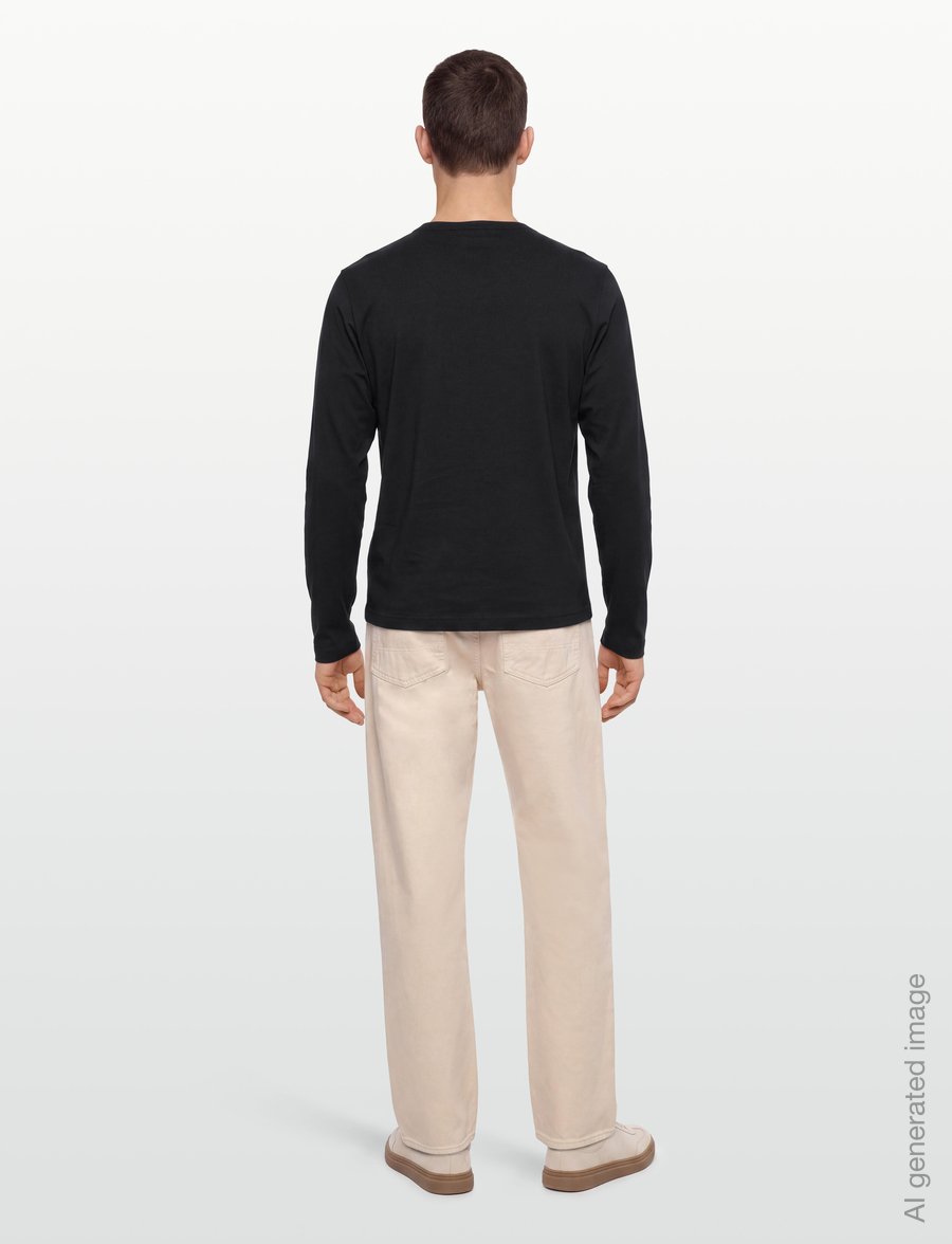 Belstaff - BELSTAFF LONG SLEEVED T-SHIRT Black - långärmade t-shirts - black - 4