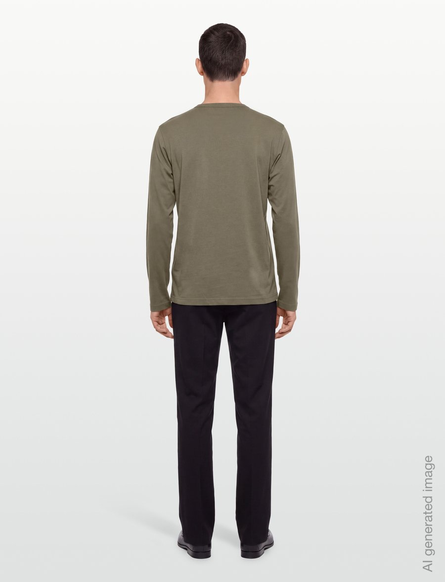 Belstaff - BELSTAFF LONG SLEEVED T-SHIRT Black - langærmede t-shirts - dusty taupe - 4