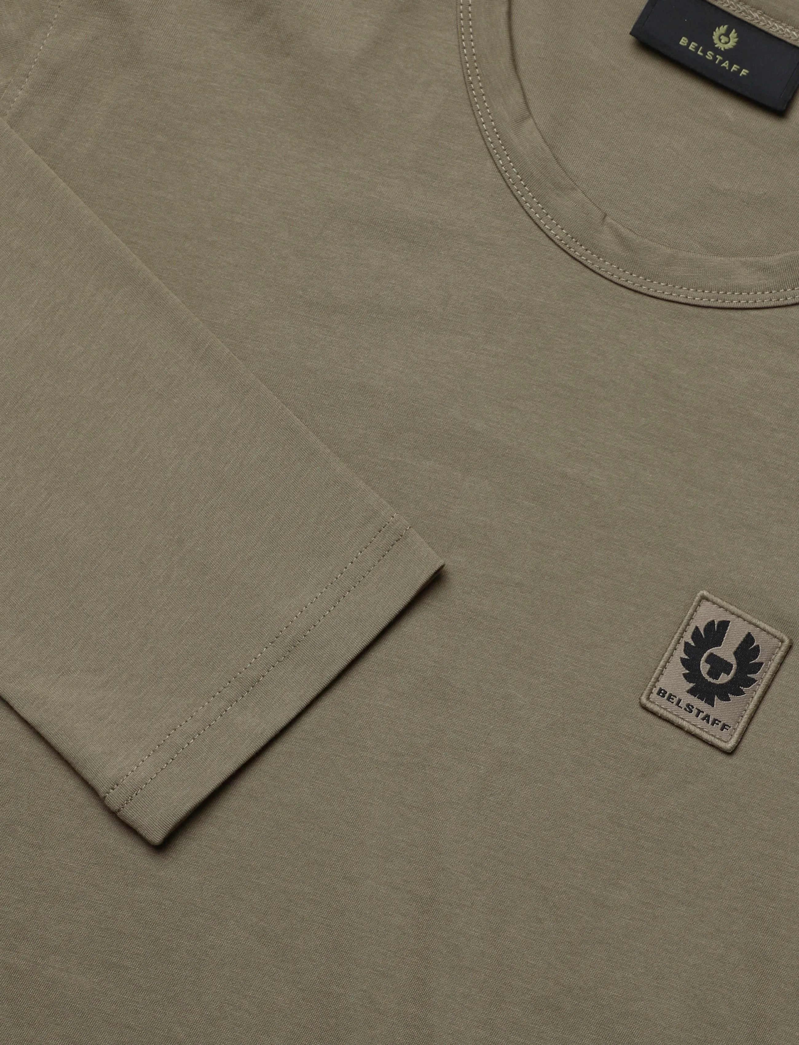 Belstaff - BELSTAFF LONG SLEEVED T-SHIRT Black - long-sleeved t-shirts - dusty taupe - 2