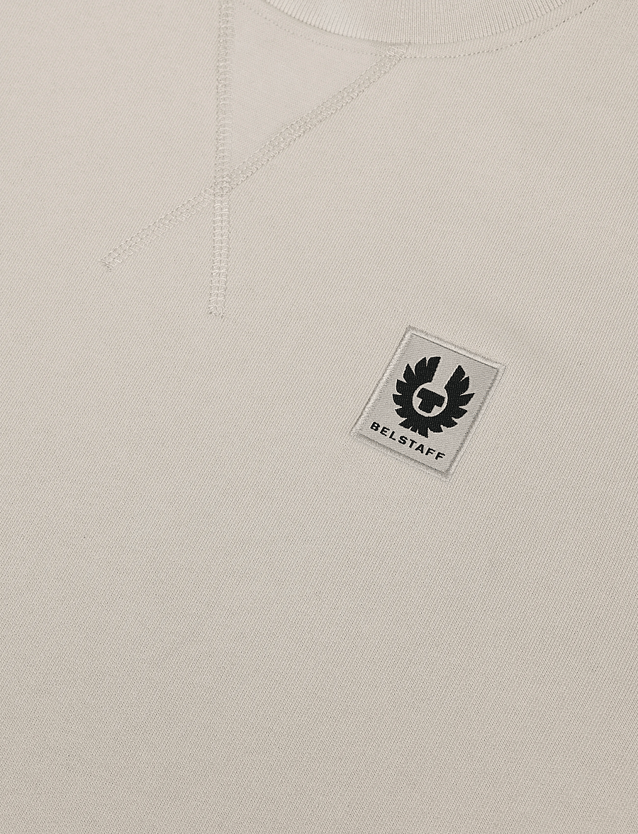Belstaff - BELSTAFF SWEATSHIRT Pale Stone - tøj - pale stone - 5
