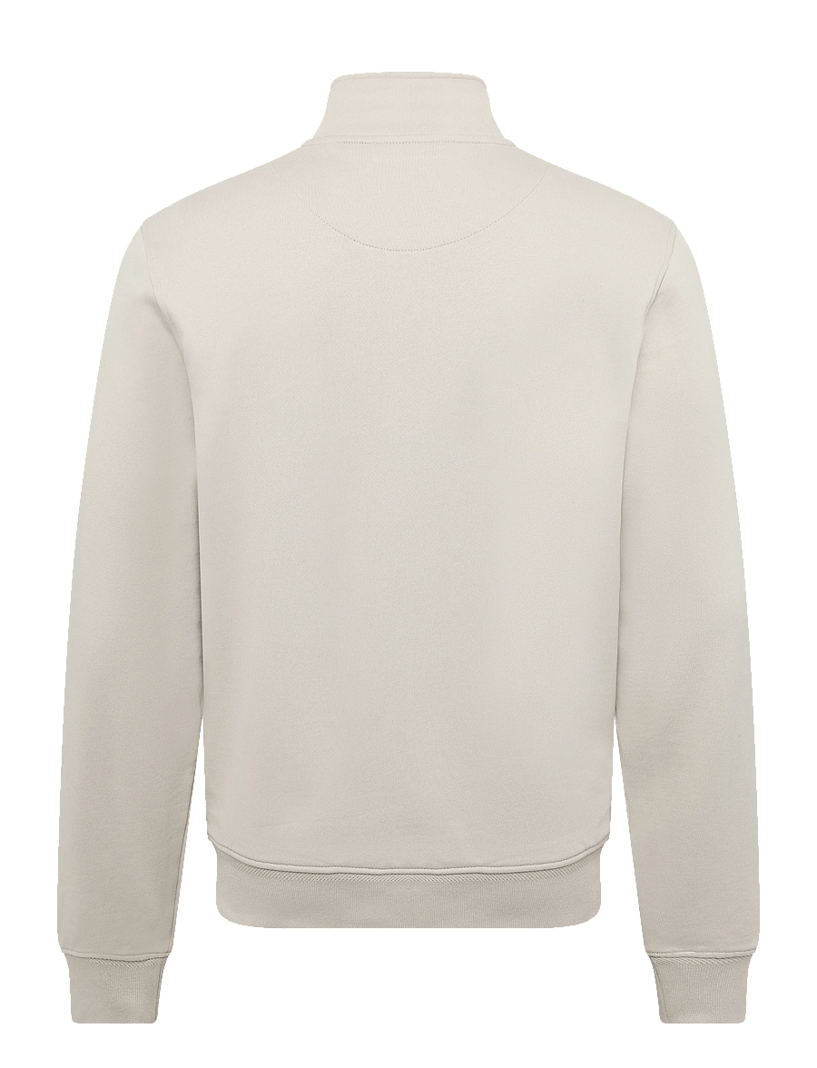 Belstaff - BELSTAFF QUARTER ZIP SWEATSHIRT Pale Stone - tøj - pale stone - 2
