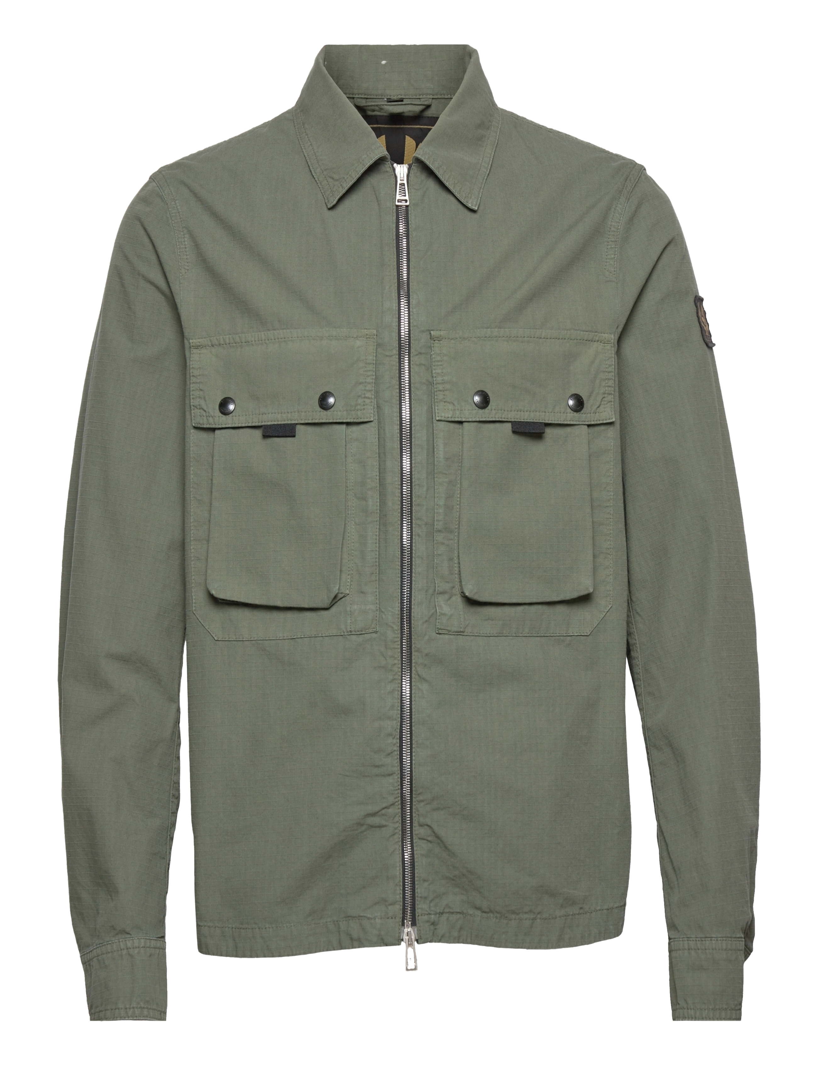 Belstaff - TACTICAL OVERSHIRT - pewter green - 0
