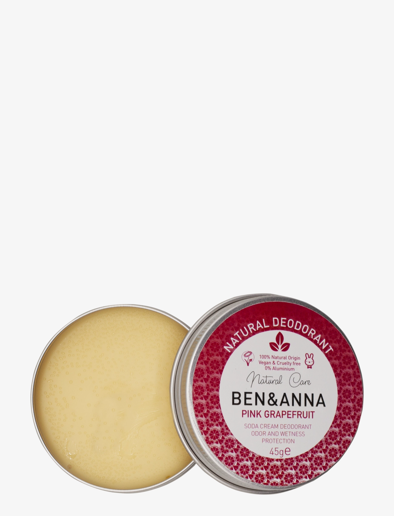 Ben & Anna Ben & Anna Deo Metall Jar Pink Grapefruit, 45 g, Nude, Creams & Wipes, Creams & Wipes, Dame