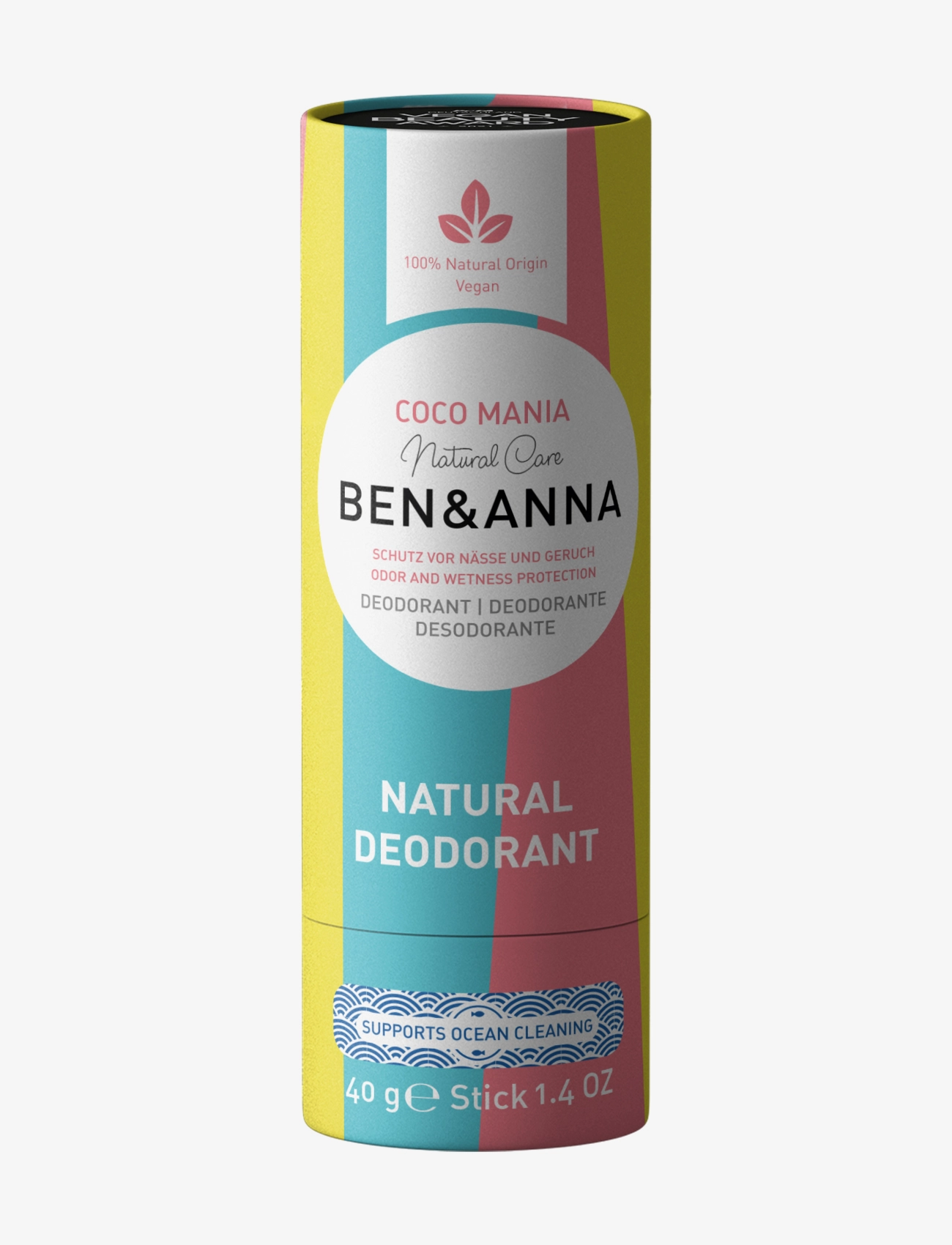 Ben & Anna Ben & Anna Deodorant Coco Mania, 40 g, Nude, Creams & Wipes, Creams & Wipes, Dame