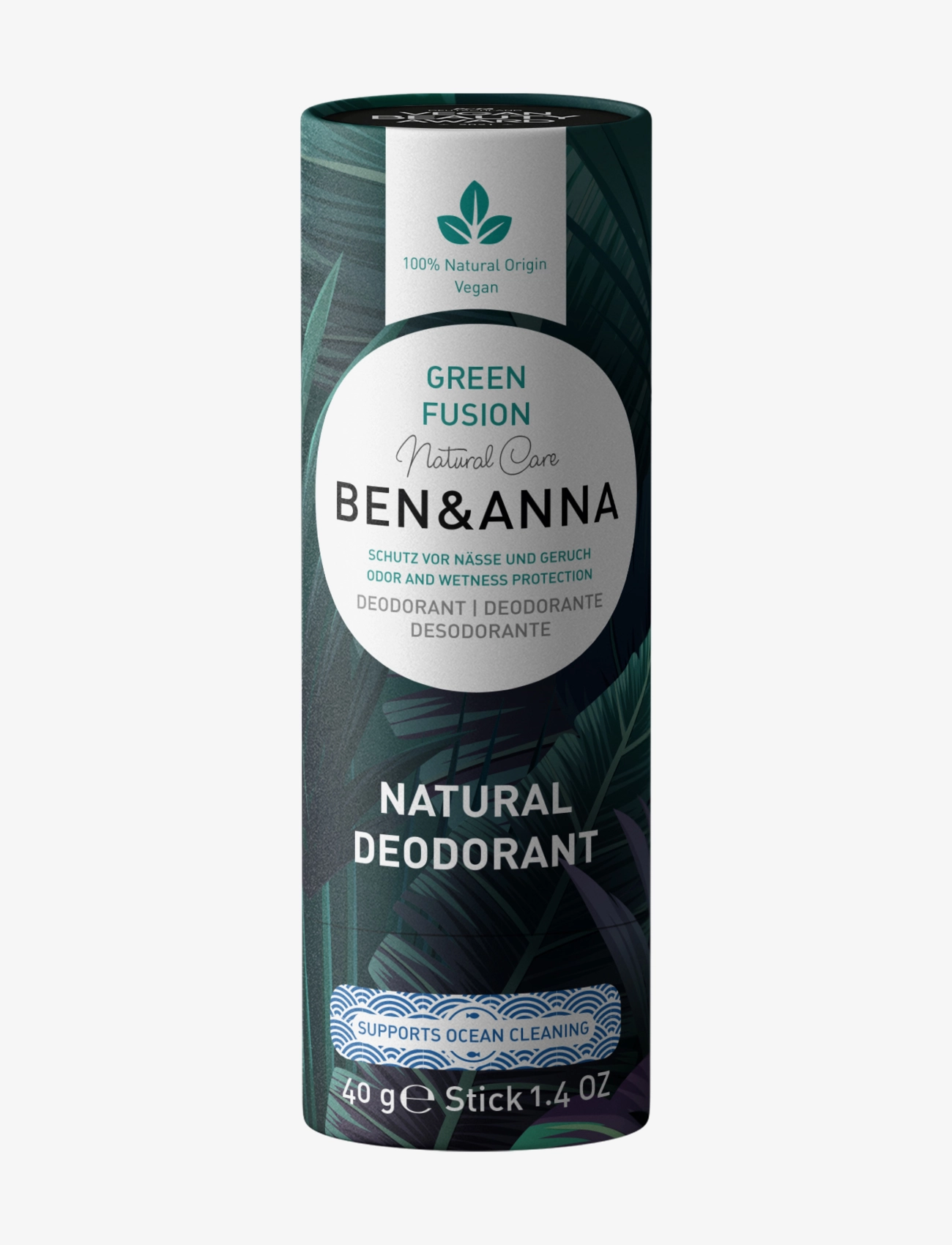Ben & Anna Ben & Anna Deodorant Green Fusion, 40 g, Nude, Creams & Wipes, Creams & Wipes, Dame