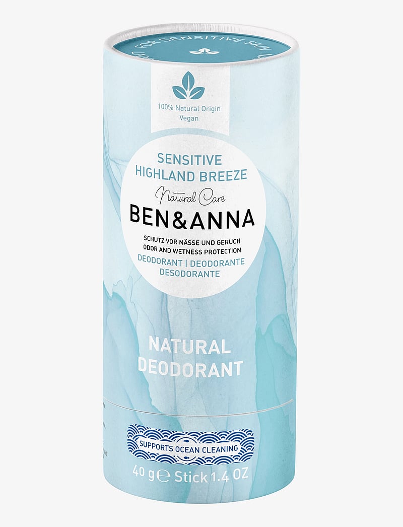 Ben & Anna - Ben & Anna Deodorant Sensitive Highland Breeze - sticks & creams - clear - 0