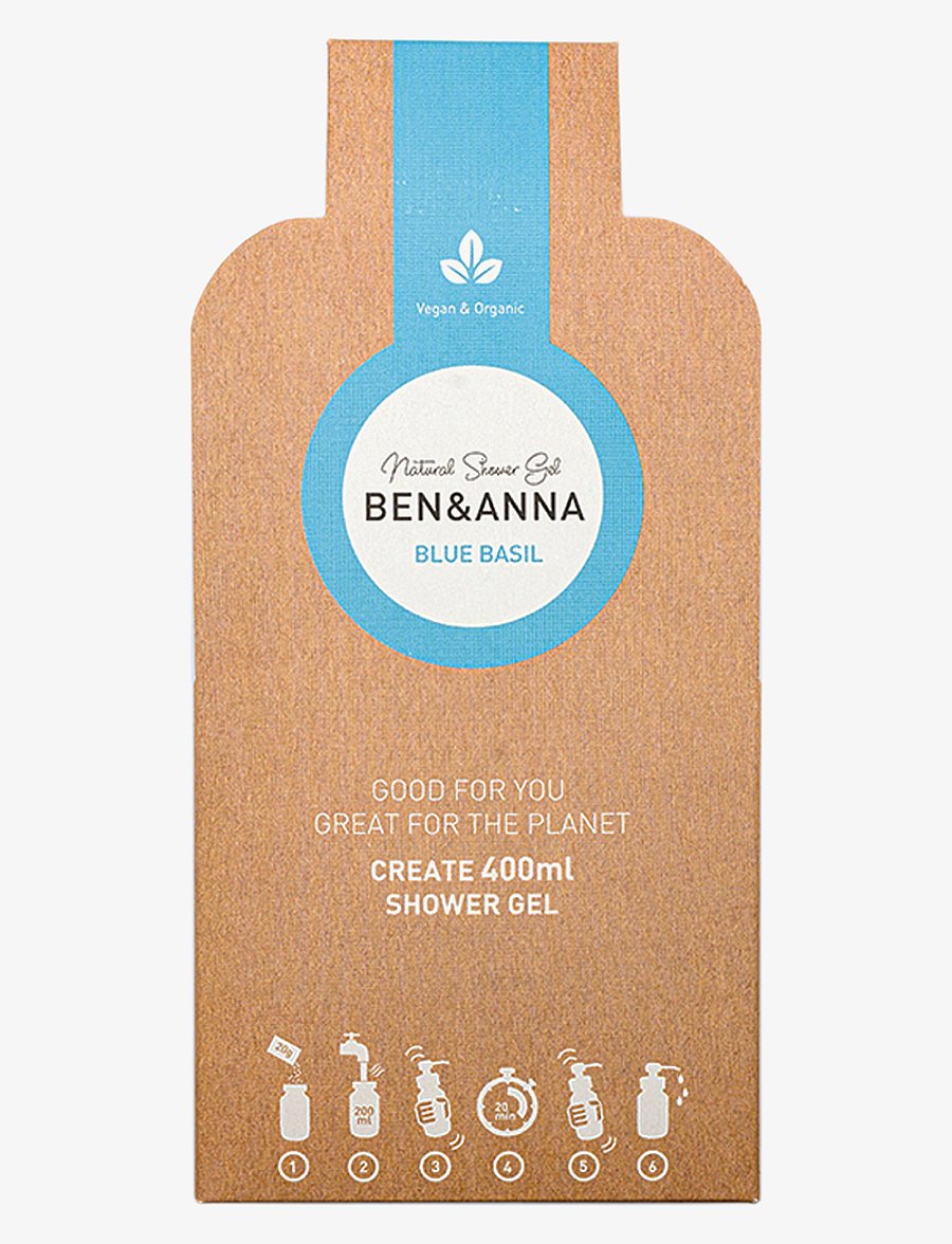 Ben & Anna - Ben & Anna Shower Gel Flakes - dušigeelid ja õlid - blue basil - 1