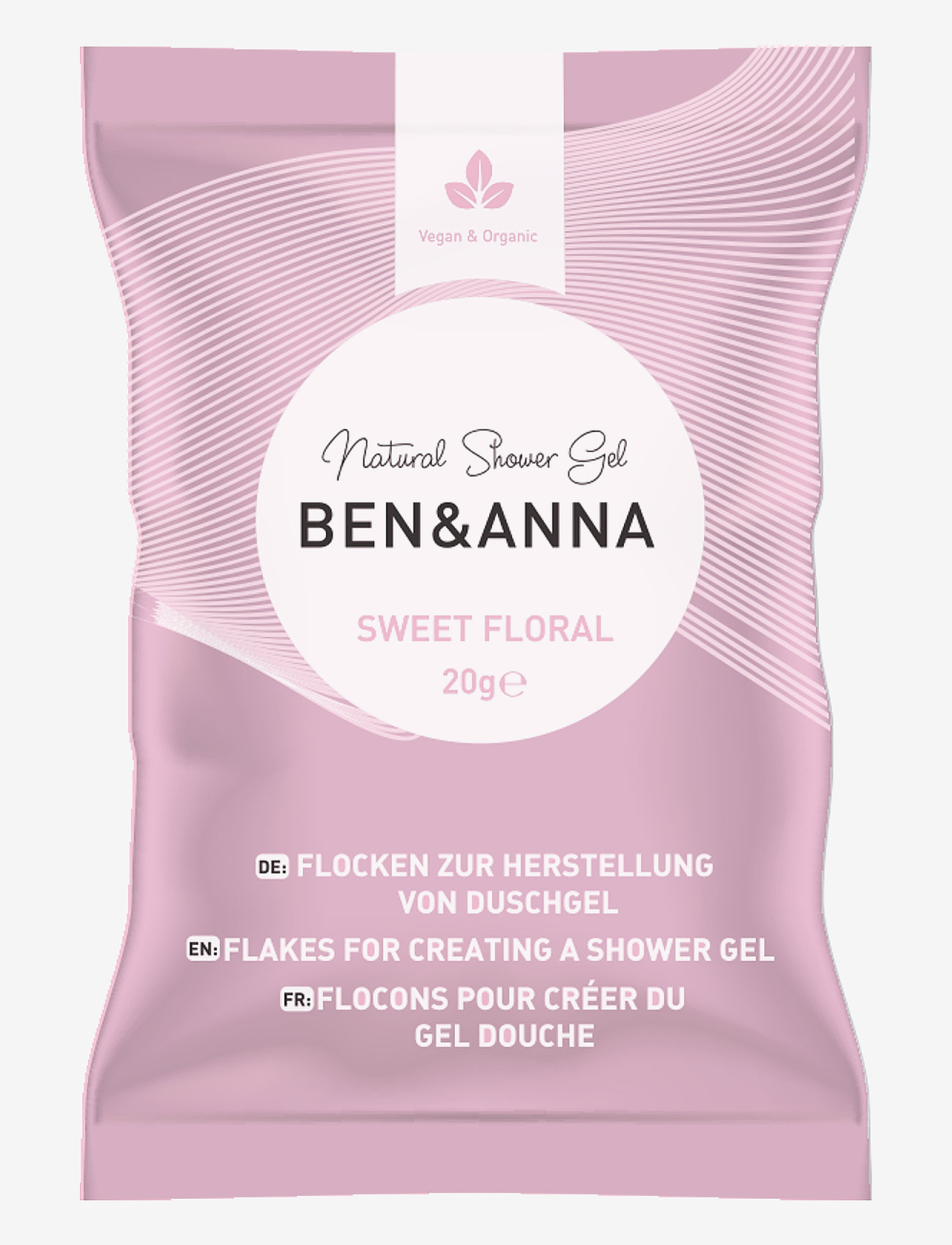 Ben & Anna - Ben & Anna Shower Gel Flakes - dusjsåpe og dusjolje - sweet floral - 0